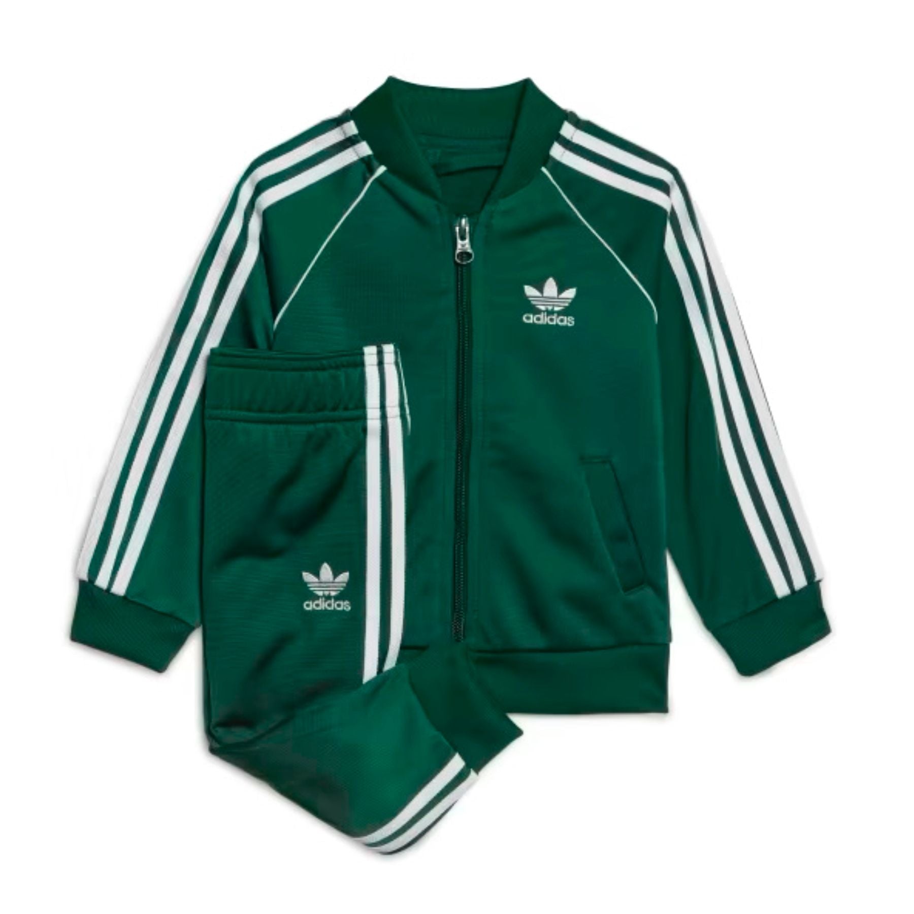 adidas originals Adicolor SST Tracksuit - Verde / 12-18 M - tuta