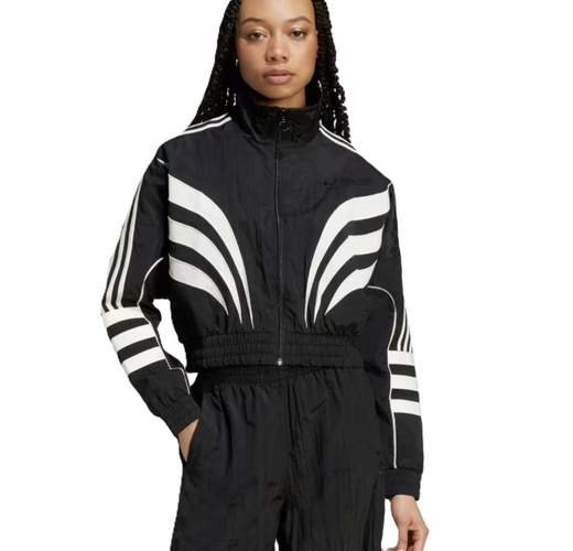 adidas originals Atlanta Cut Line Loose Nylon Track Top - Felpe