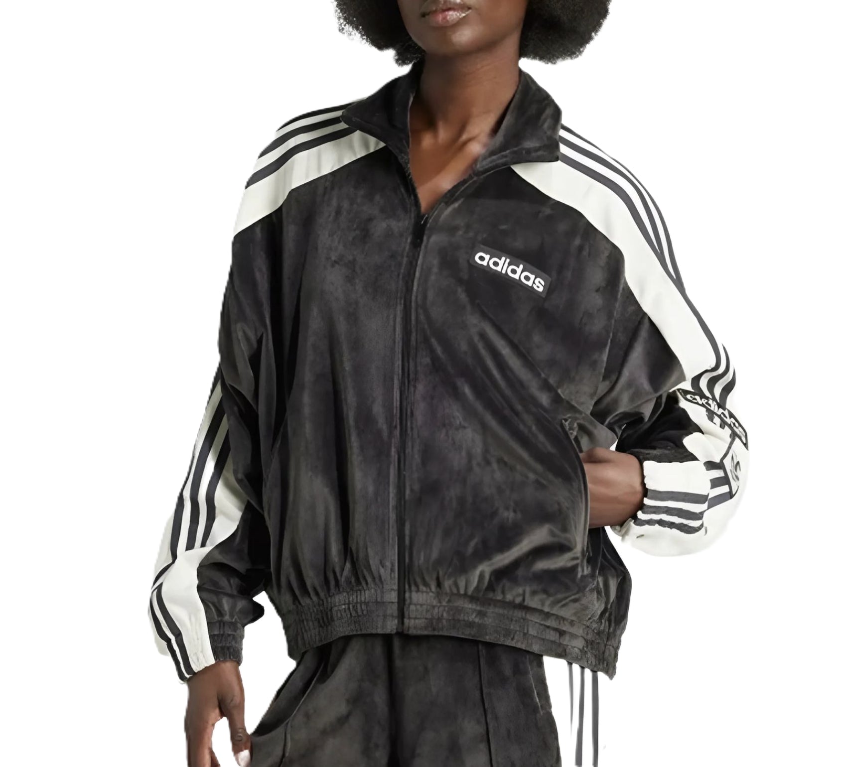 adidas originals Felpa Girocollo Adibreak Velour - Felpe