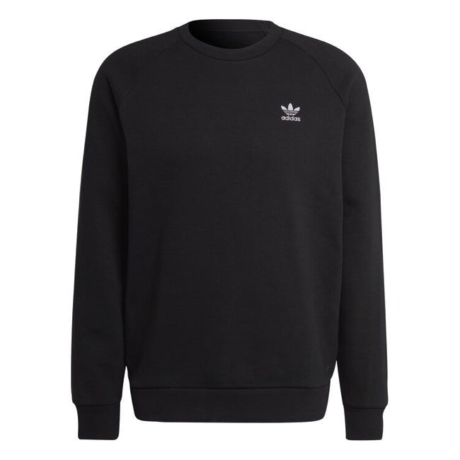 adidas originals Felpa Trefoil Essentiuals Crewnek - Nero / XL - Felpe
