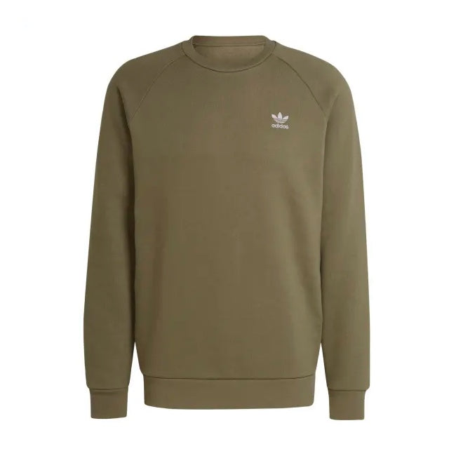 adidas originals Felpa Trefoil Essentiuals Crewnek - Verde / S - Felpe