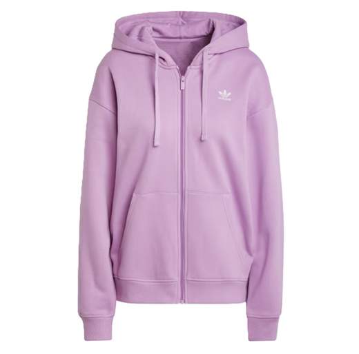 adidas originals Hoodie Essentials Full-Zip Fleece - Rosa / L - Felpe