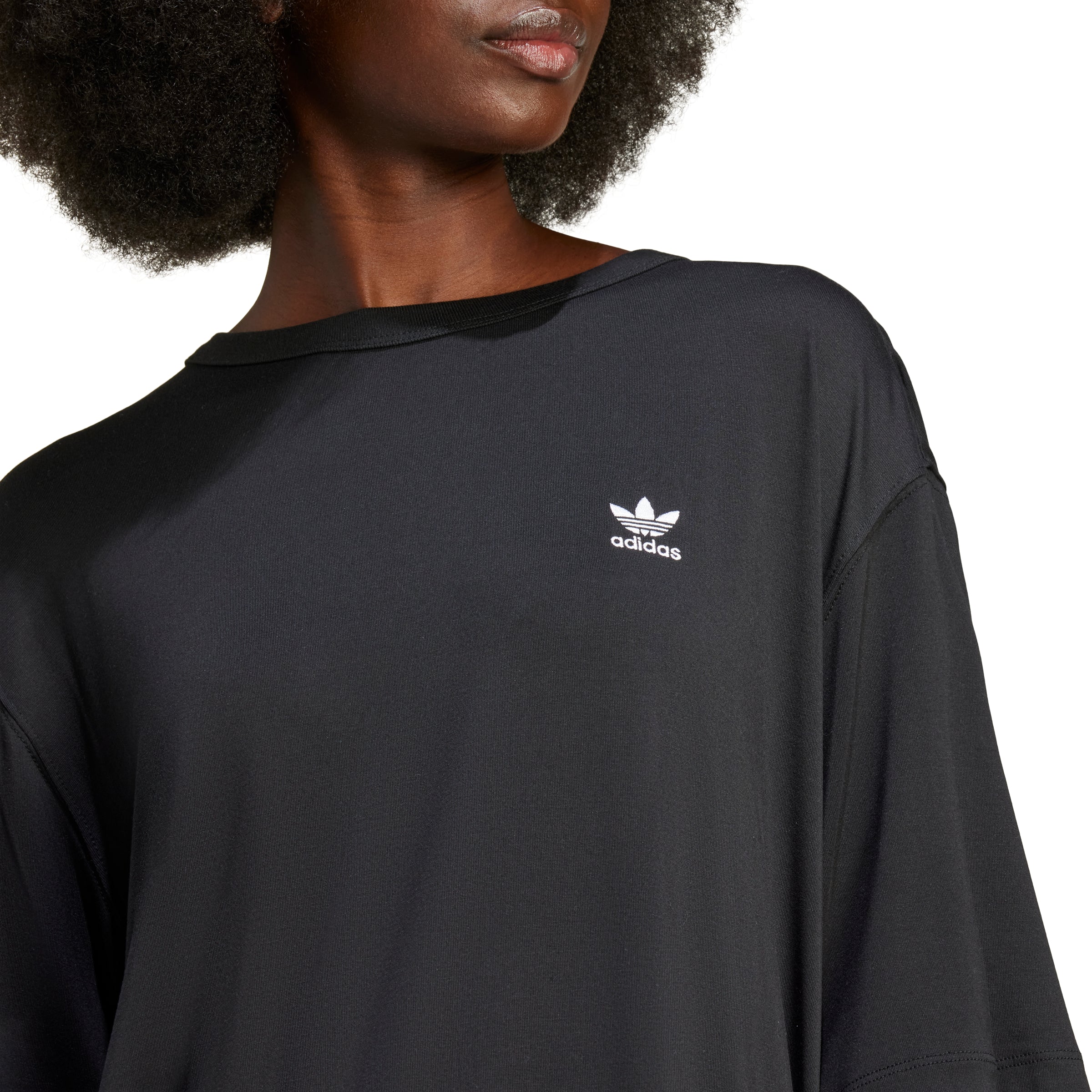 adidas originals IU2408 TREFOIL TEE BLACK - T-shirt