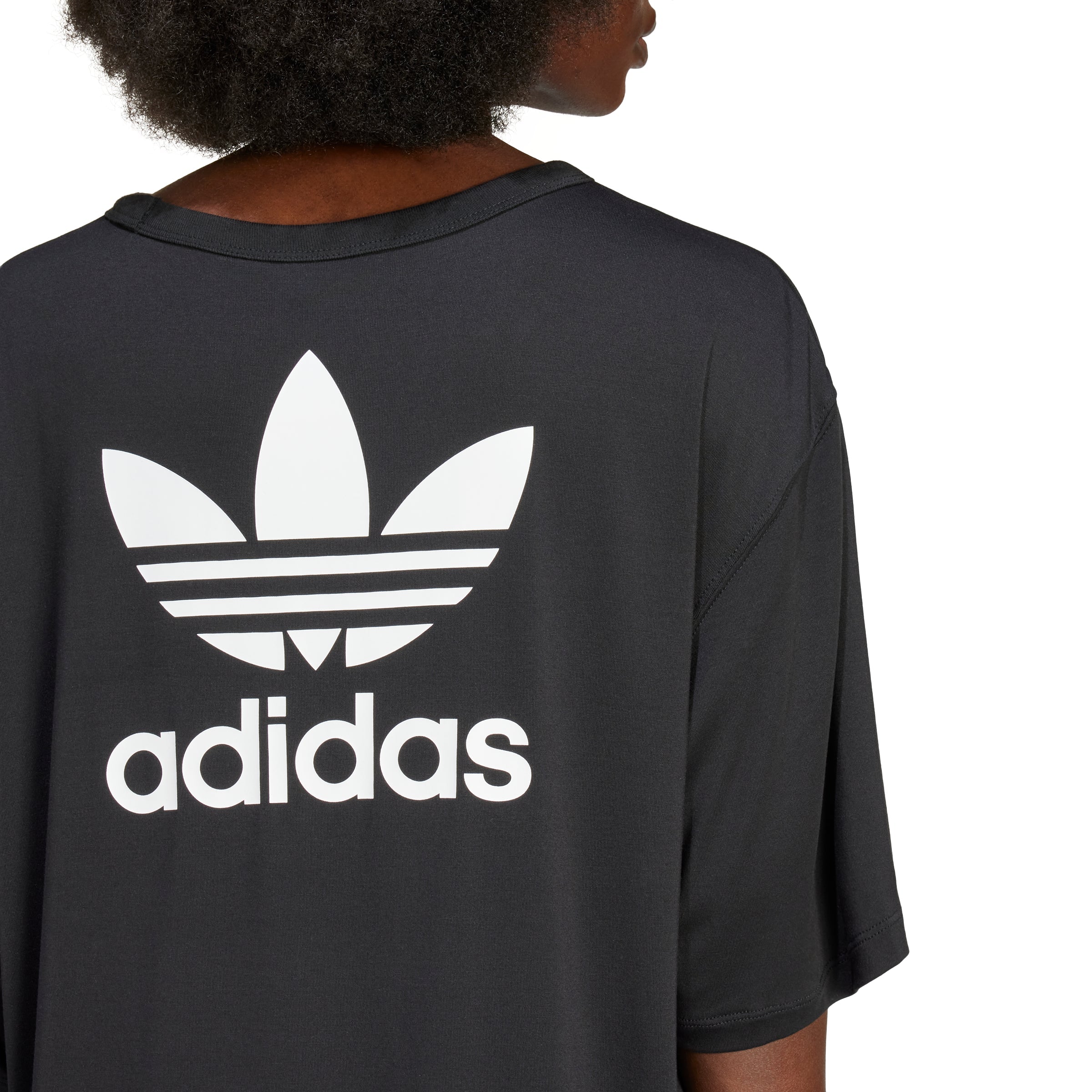 adidas originals IU2408 TREFOIL TEE BLACK - T-shirt