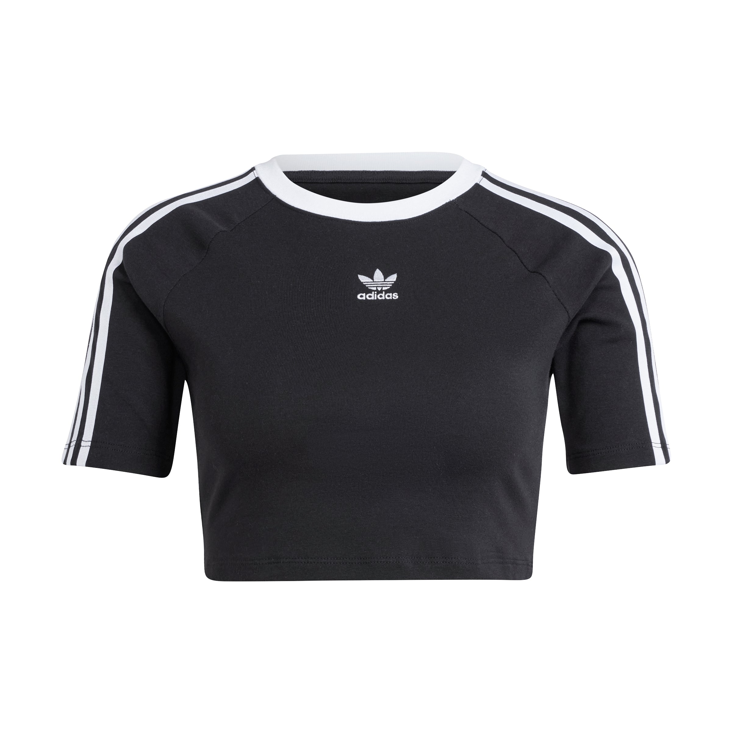 adidas originals IU2532 T-shirt 3-Stripes Baby - Nero / XS - T-shirt