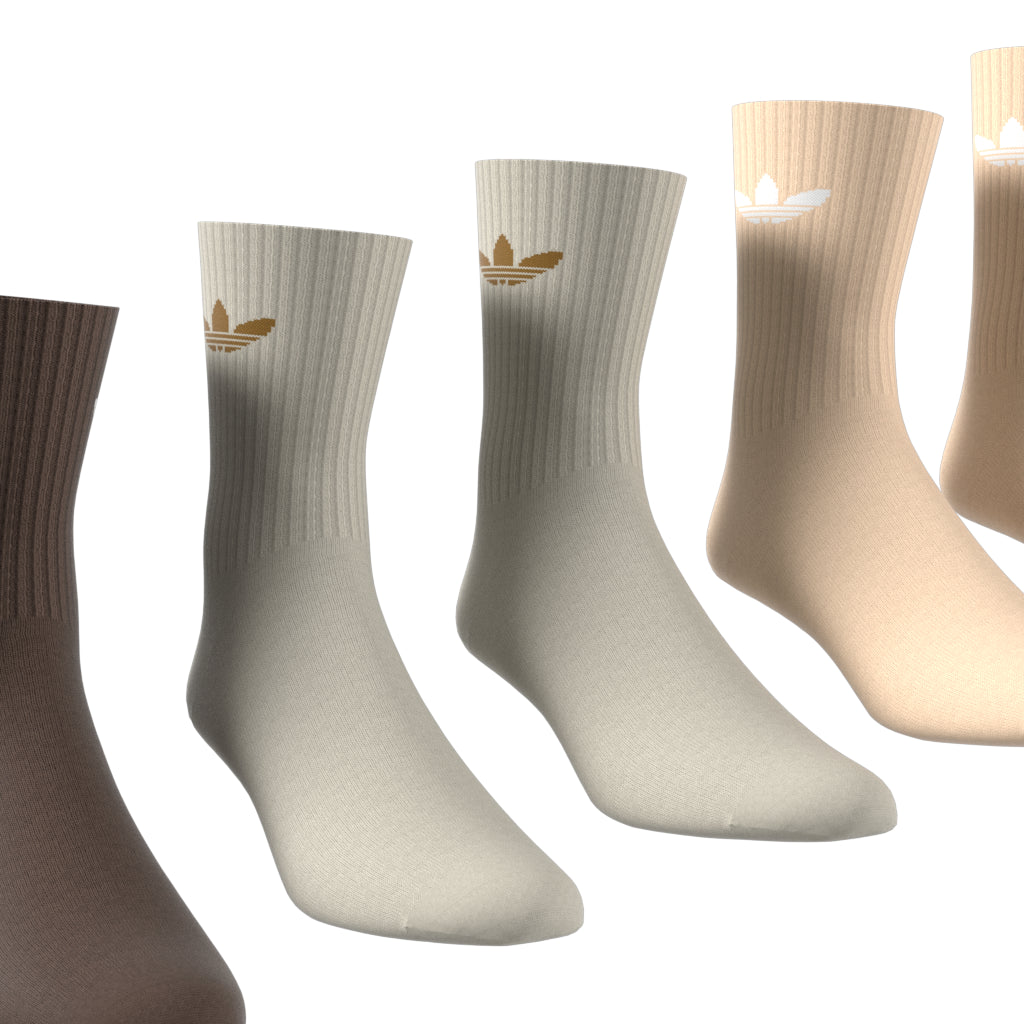 adidas originals IX5274 TR CREW S 6P BRWON/PUTGRE/CRYSAN - Calze