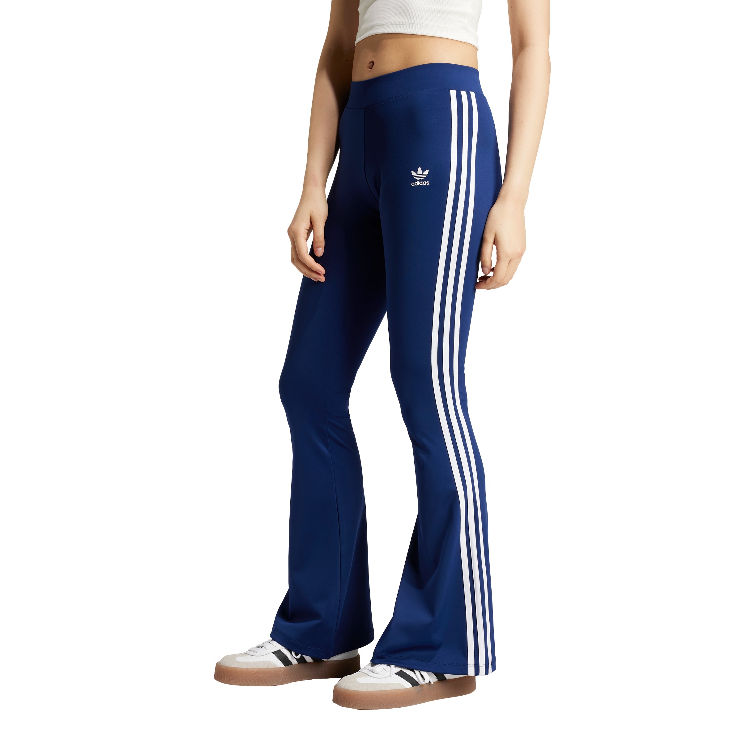 adidas originals IY7198 FLARED LEGGINGS DKBLUE - LEGGINGS