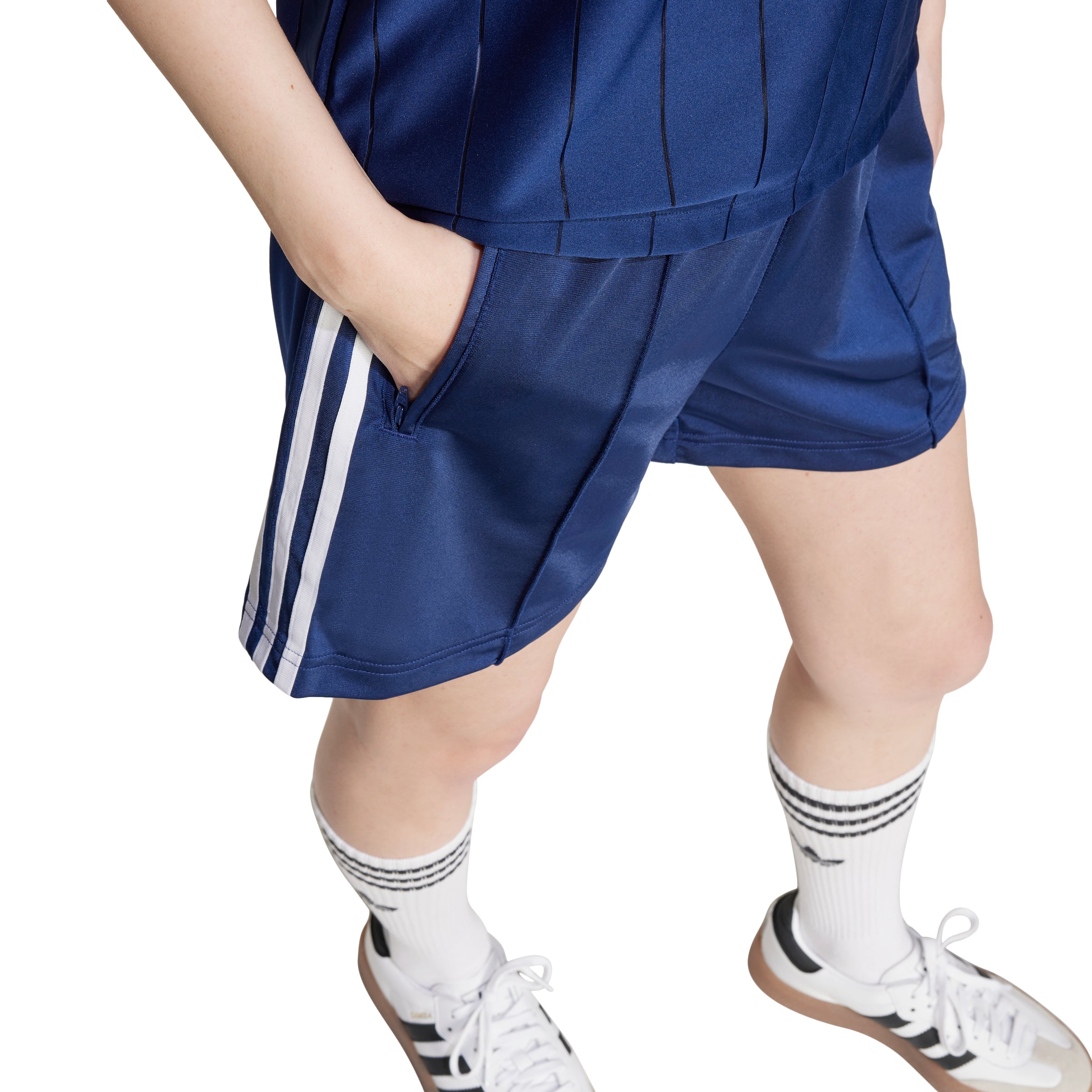 adidas originals IY7211 FIREBIRD SHO DKBLUE/WHITE - short