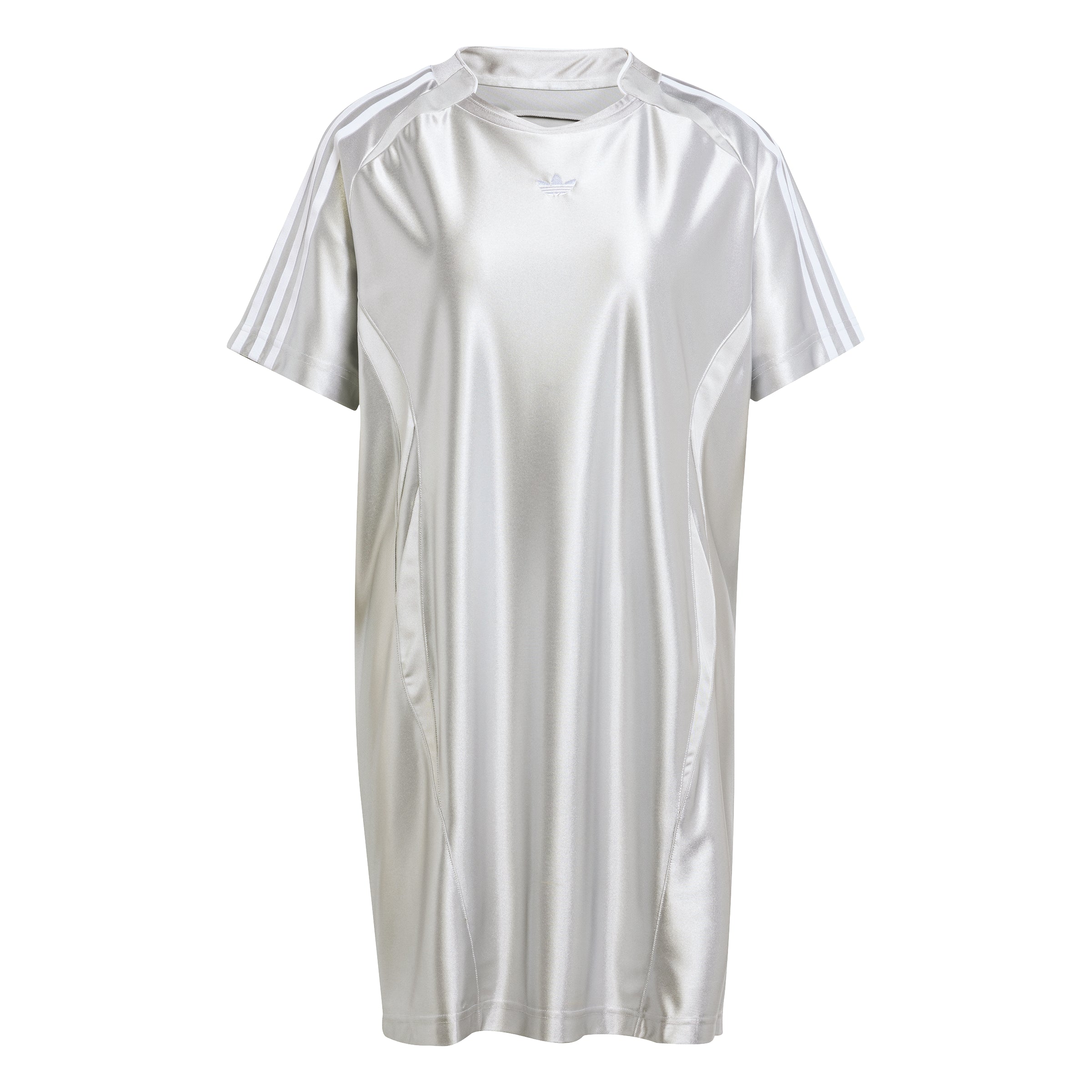 adidas originals JD0262 Adicolor Teamgeist Tee Dress GRETWO - Argento / XXS - TEE DRESS