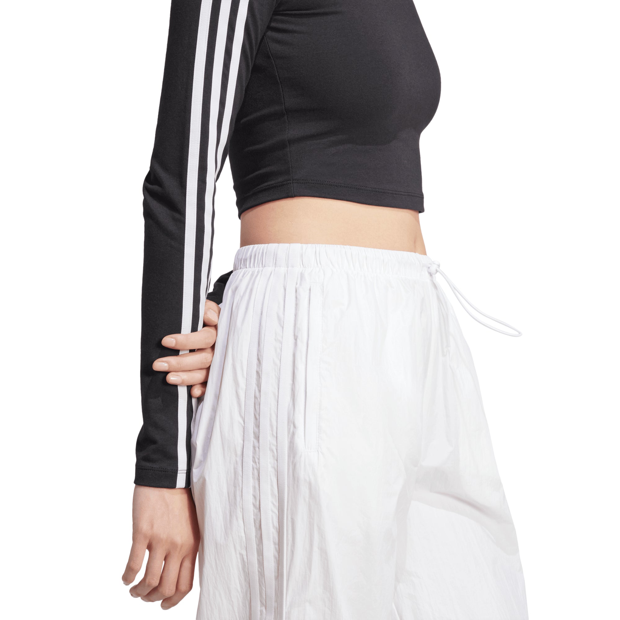 adidas originals JD4624 3S LS CROP - T-shirt