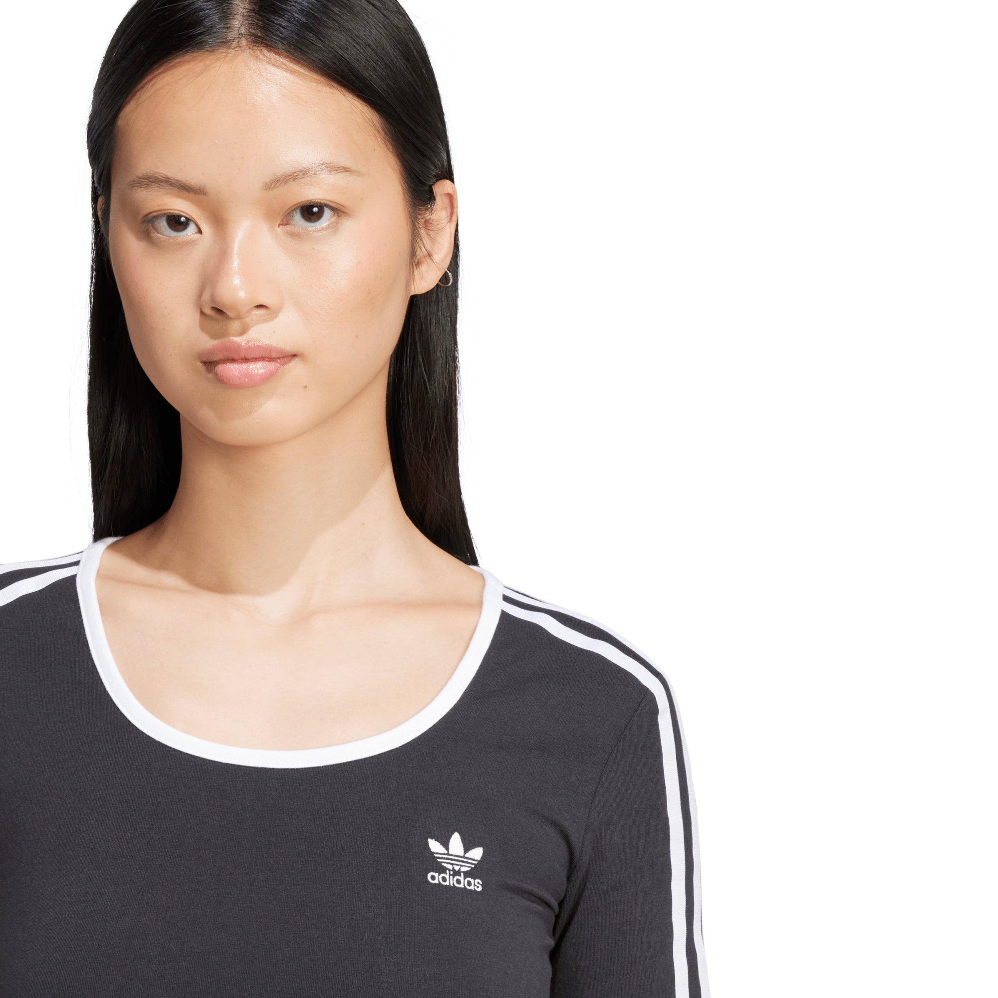 adidas originals JD4624 3S LS CROP - T-shirt