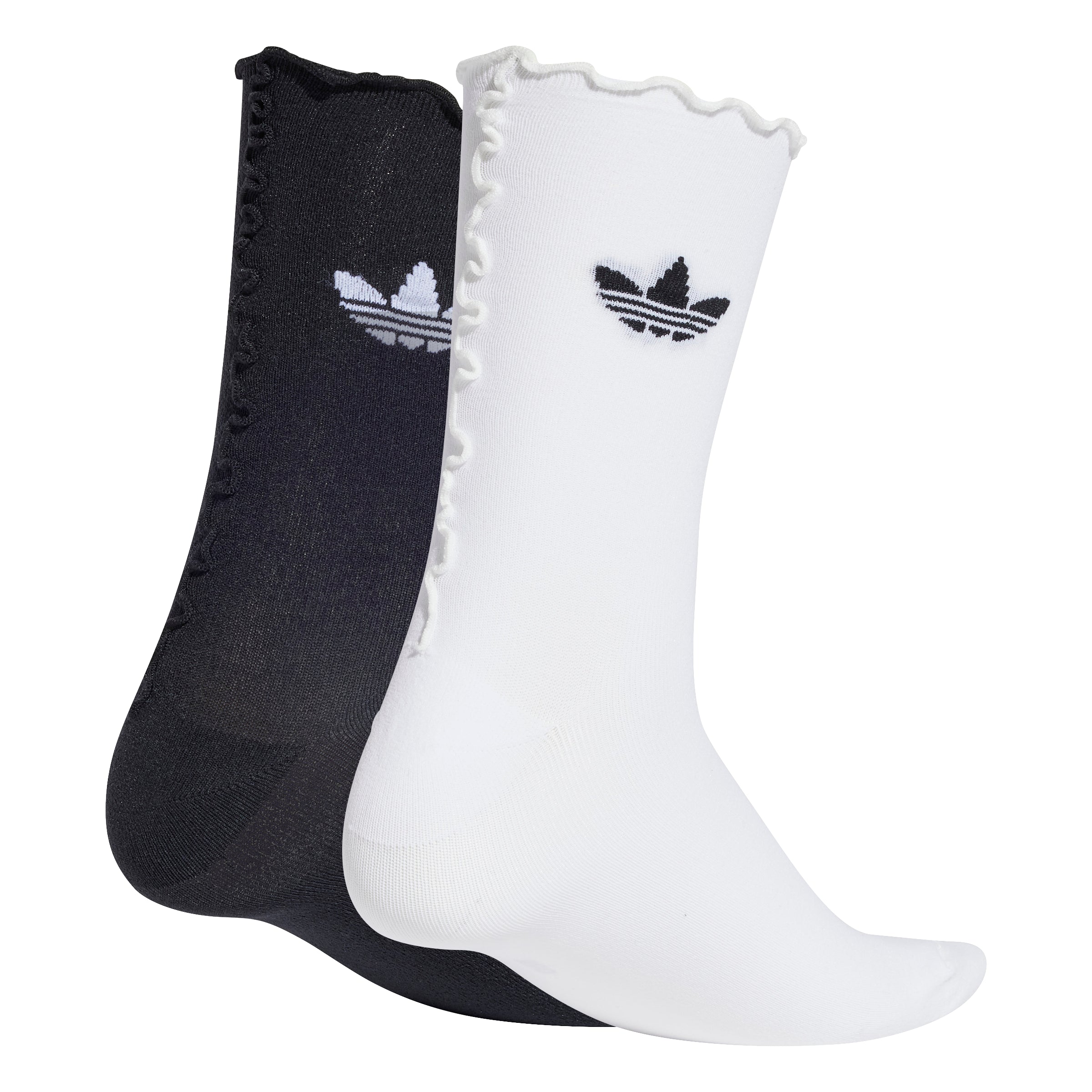 adidas originals JD5623 Ruffle Sock 2P WHITE/BLACK - Calze