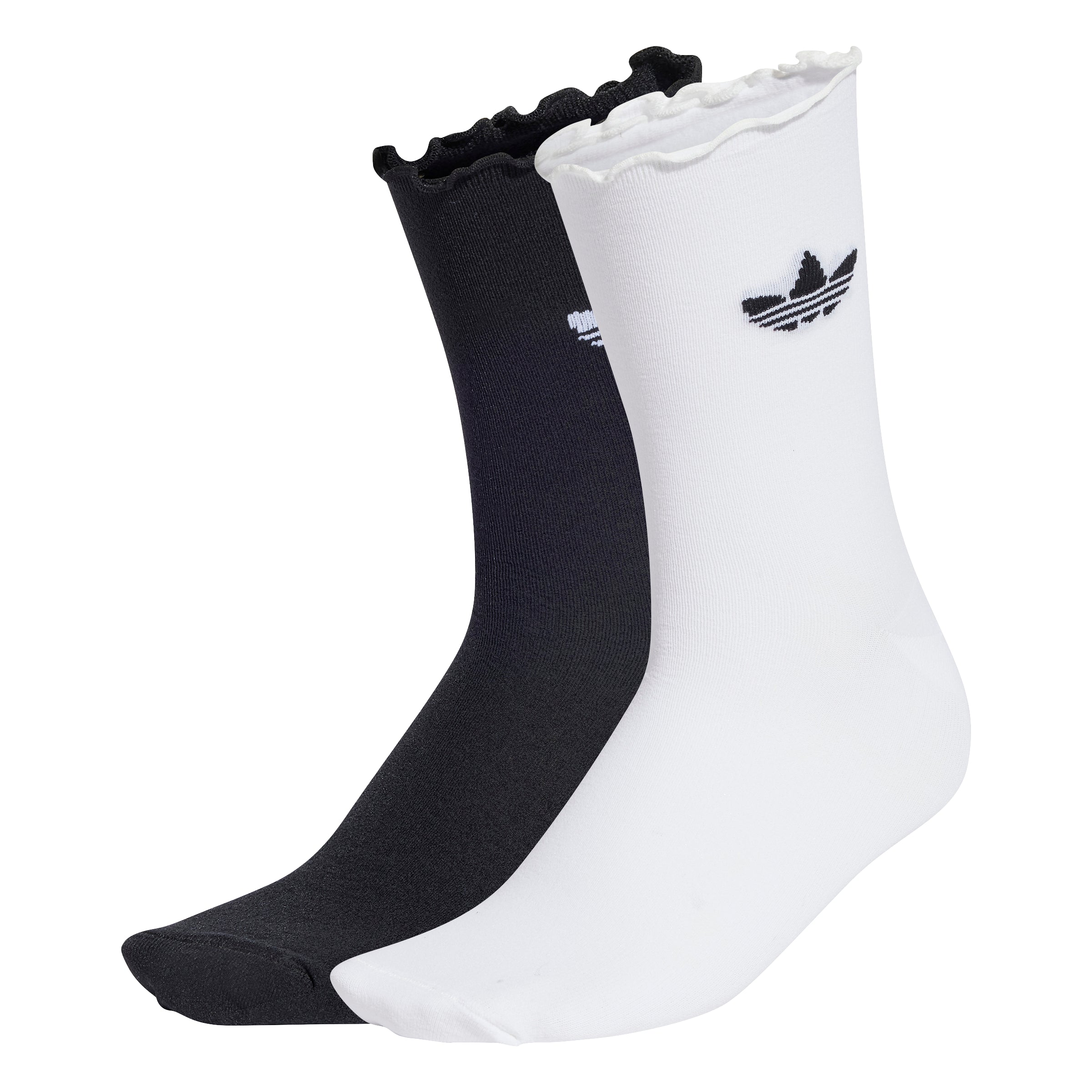 adidas originals JD5623 Ruffle Sock 2P WHITE/BLACK - Multicolore / M - Calze