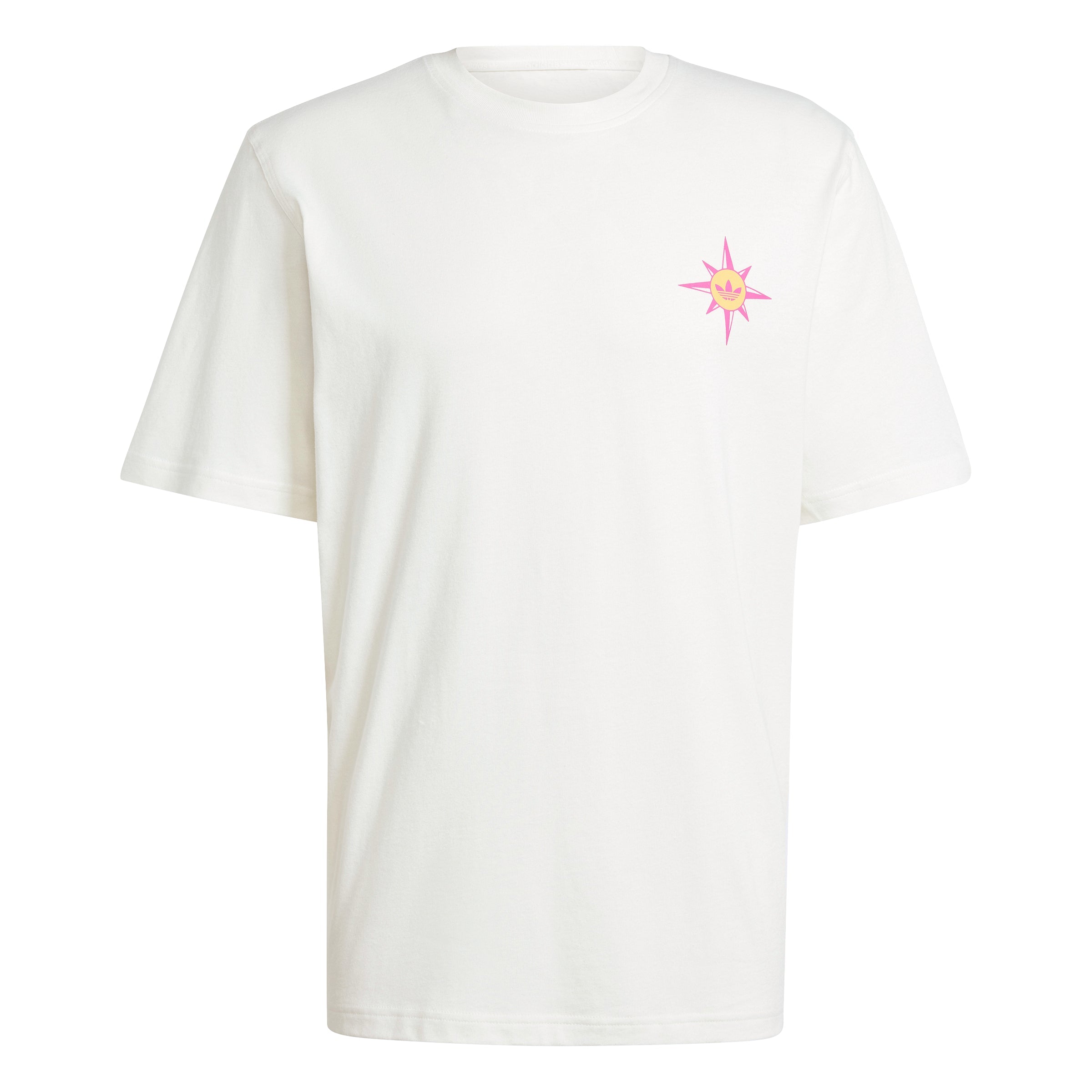 adidas originals JW4628 SUMMIT NATURE T OWHITE - CREAM / S - T-shirt