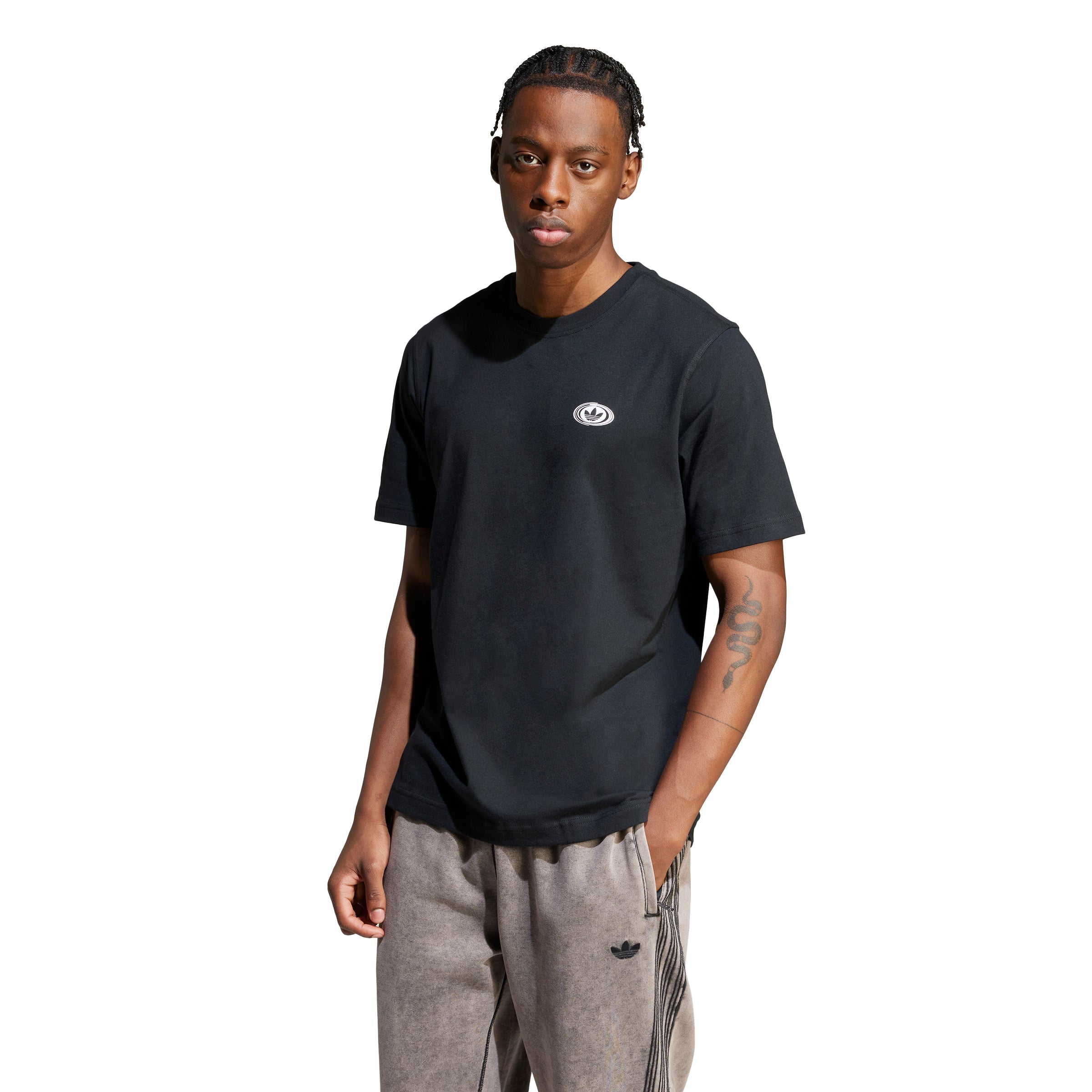 adidas originals JY6589 ALT SPORT TEE 2 BLACK - T-shirt