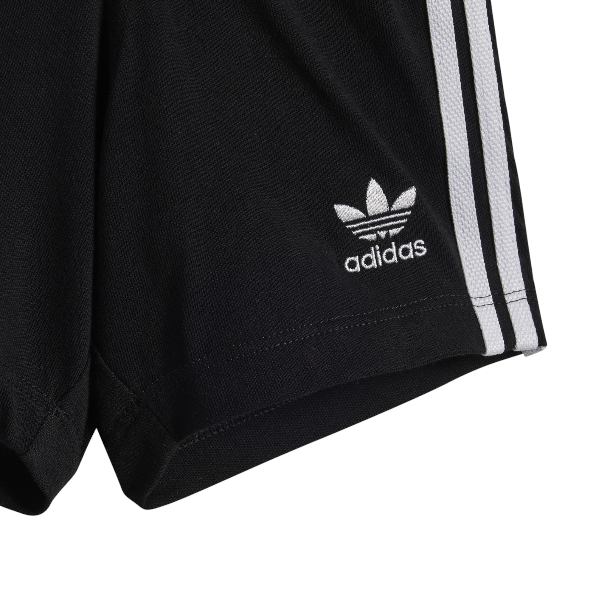 adidas originals SHORT TEE SET BLACK/WHITE JE0521 - Tute