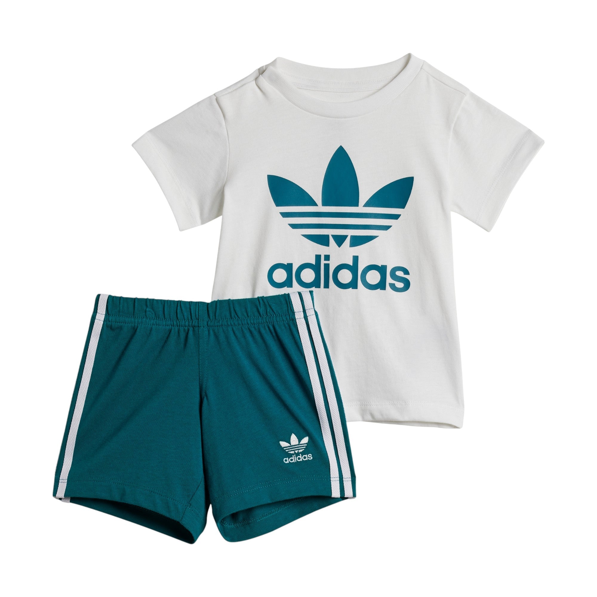 adidas originals SHORT TEE SET JE0524 - Verde / 2-3 A - Tute