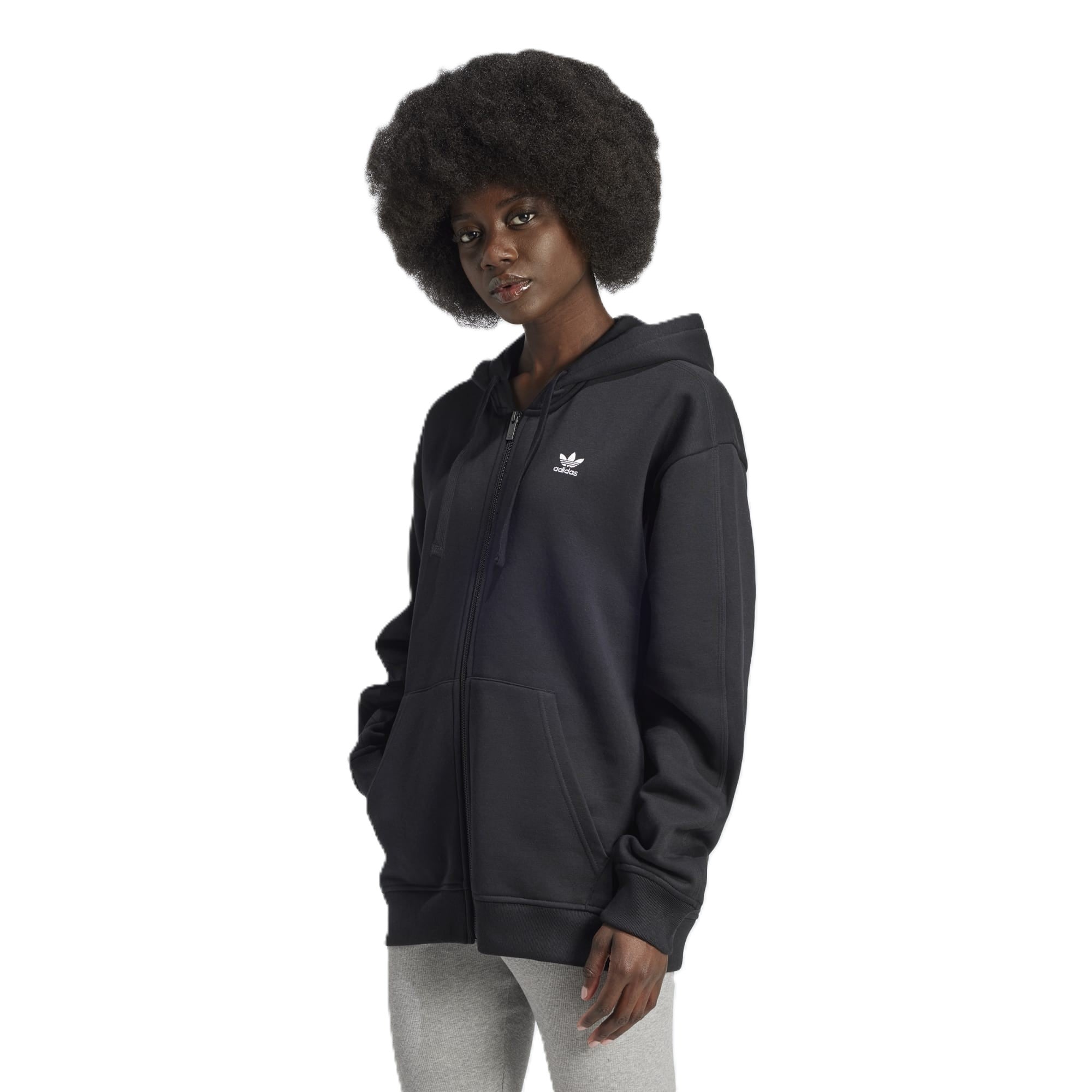 adidas originals Originals Trefoil Essential Donna Full Zip Hoodie - Felpe