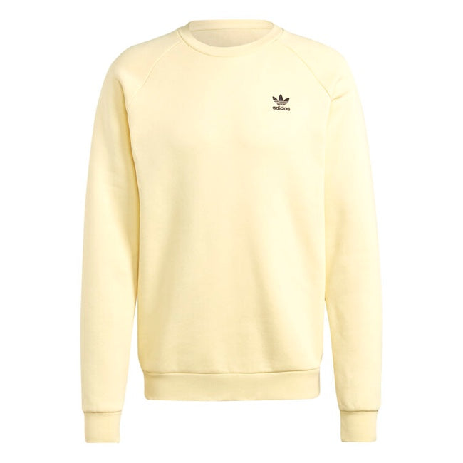 adidas originals Trefoil Essentials Crewneck Sweatshirt - Giallo / S - Felpe