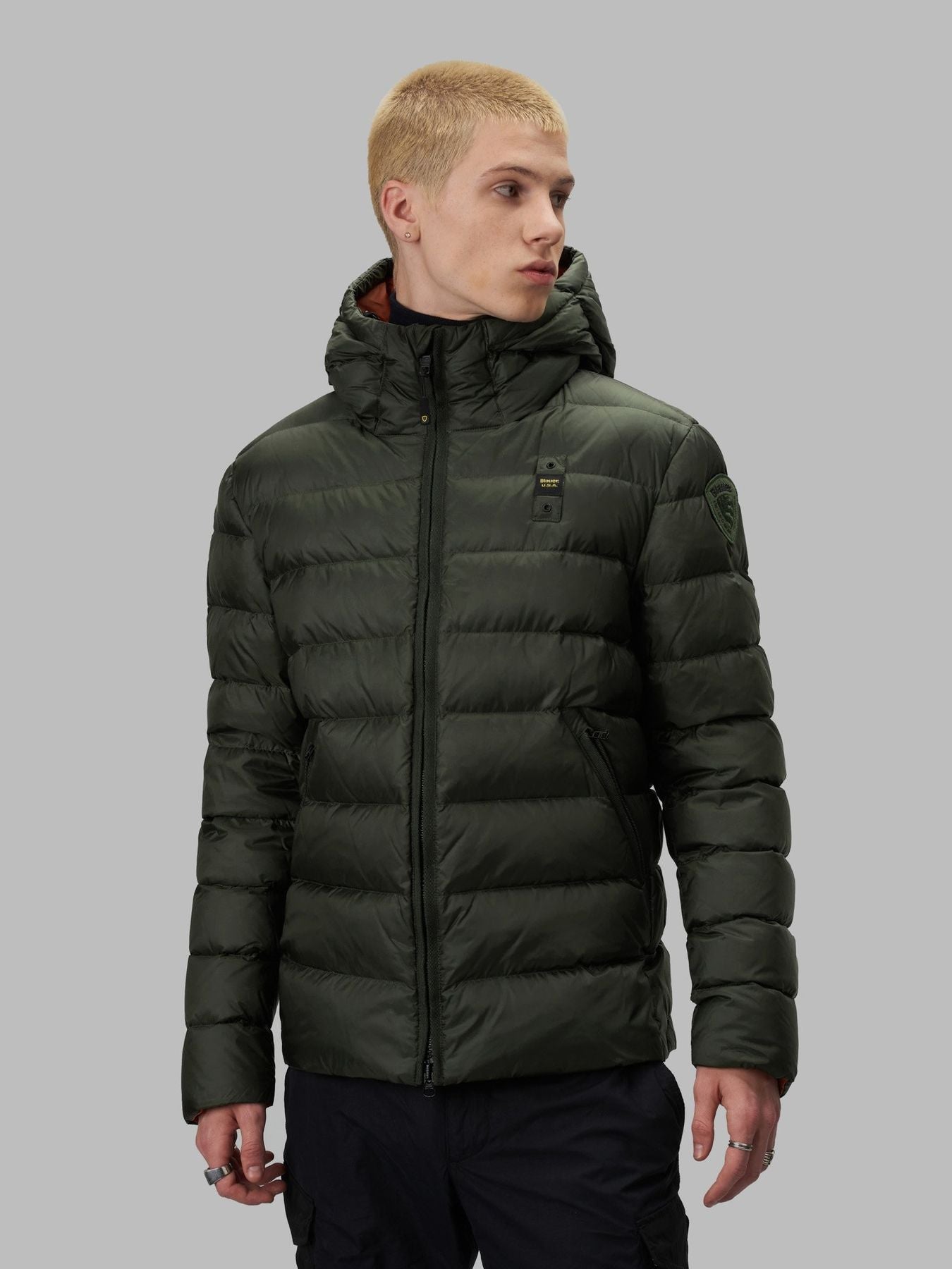 Blauer BLAUER PIUMINO CON CAPPUCCIO SERGIO - Giubbino