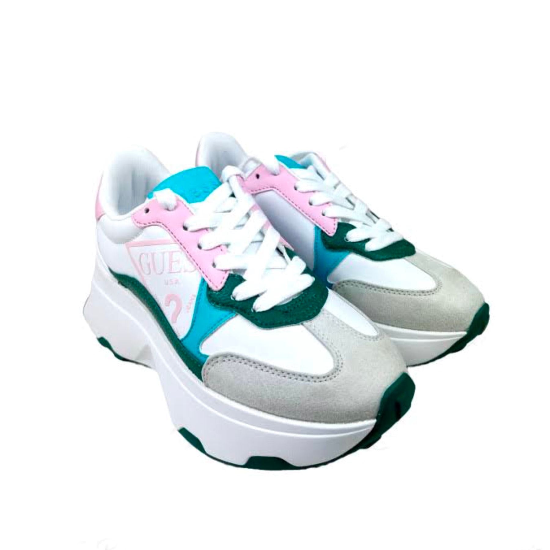 GUESS Calebb7 Sneaker White Grey - Scarpe