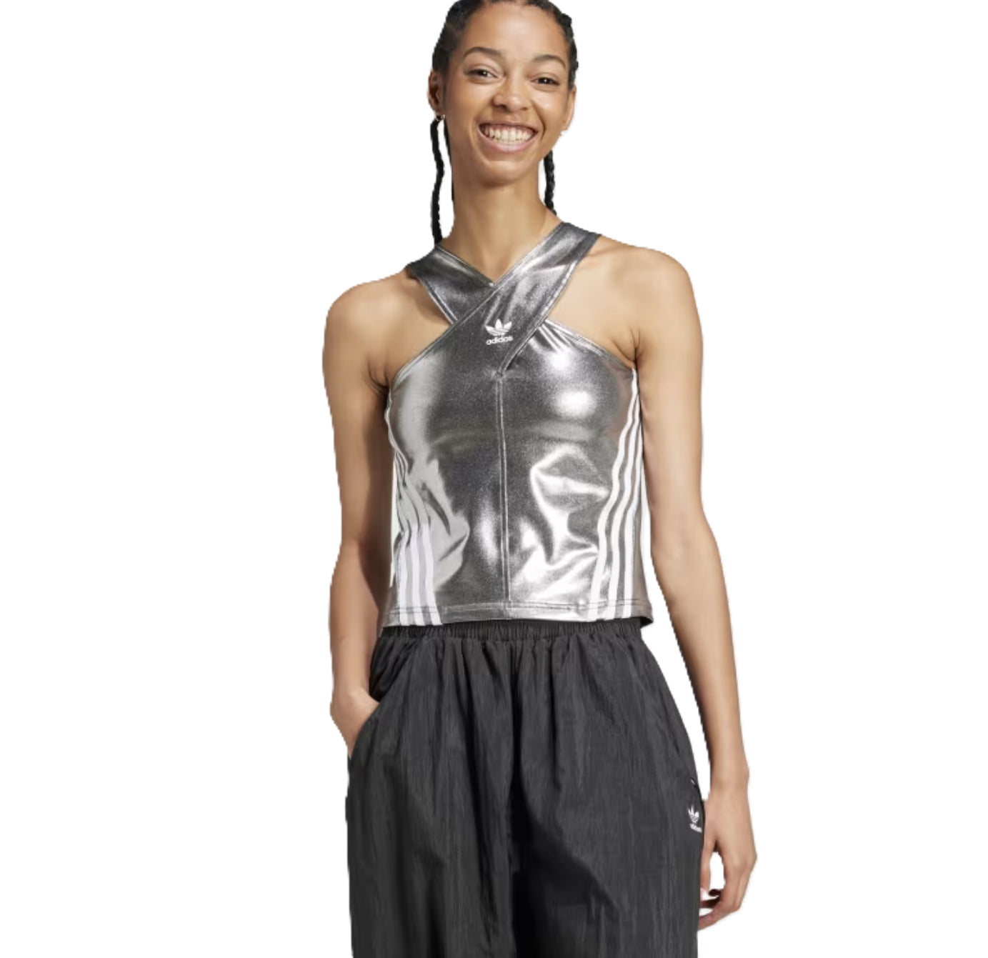 JM9261 - Canotta - adidas originals - Argento / XXS - Canotta