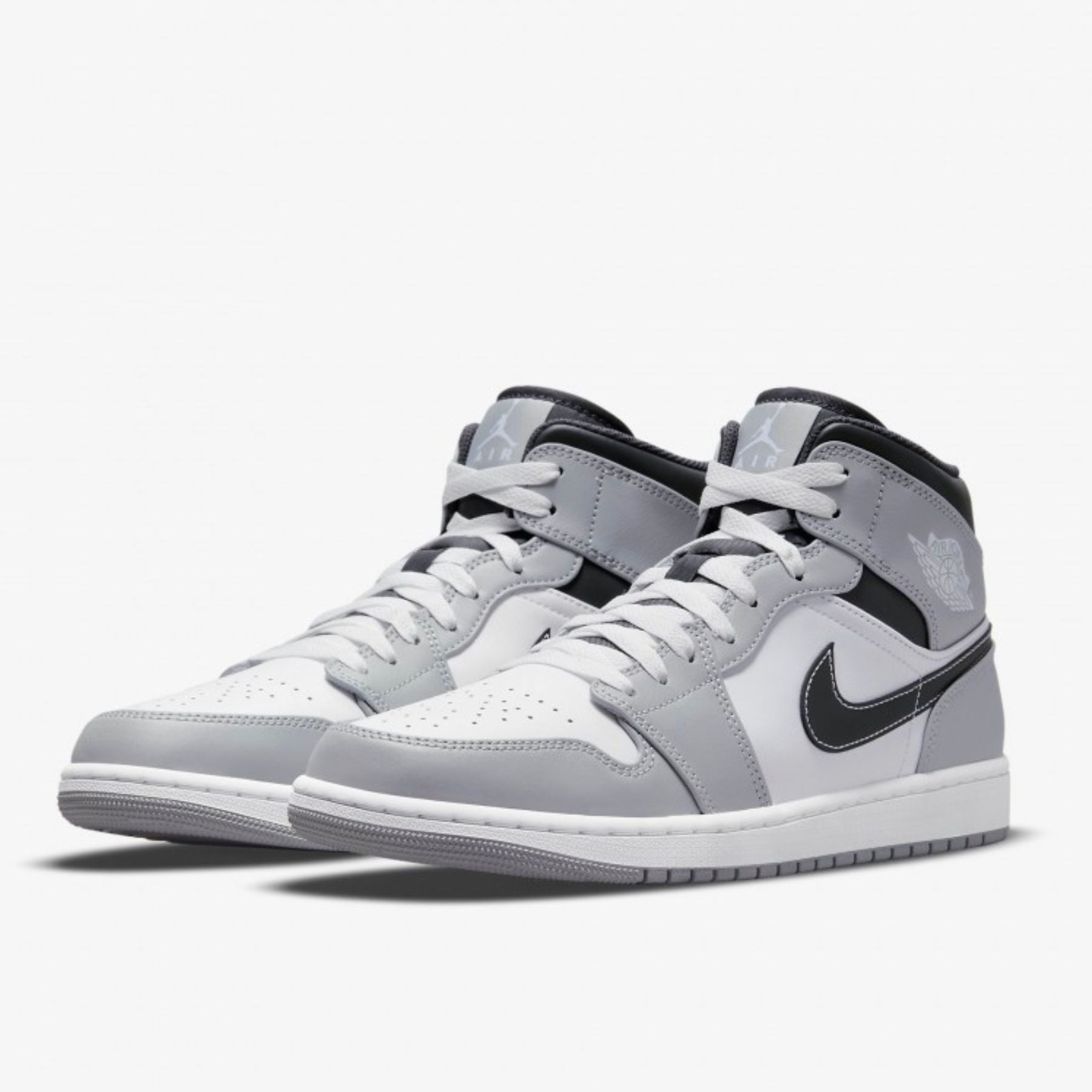 jordan Jordan 1 Mid Light Smoke Grey Anthracite - Scarpe