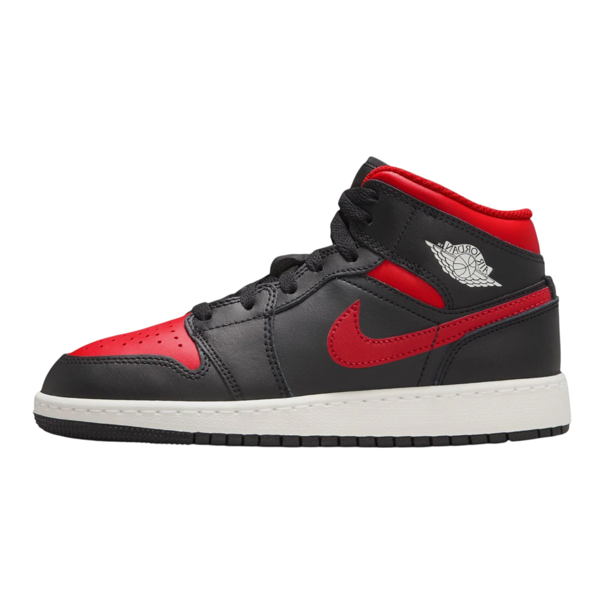 jordan Air Jordan 1 Mid GS ’Bred Twist’ DQ8423 067 - Rosso / 40 - Scarpe