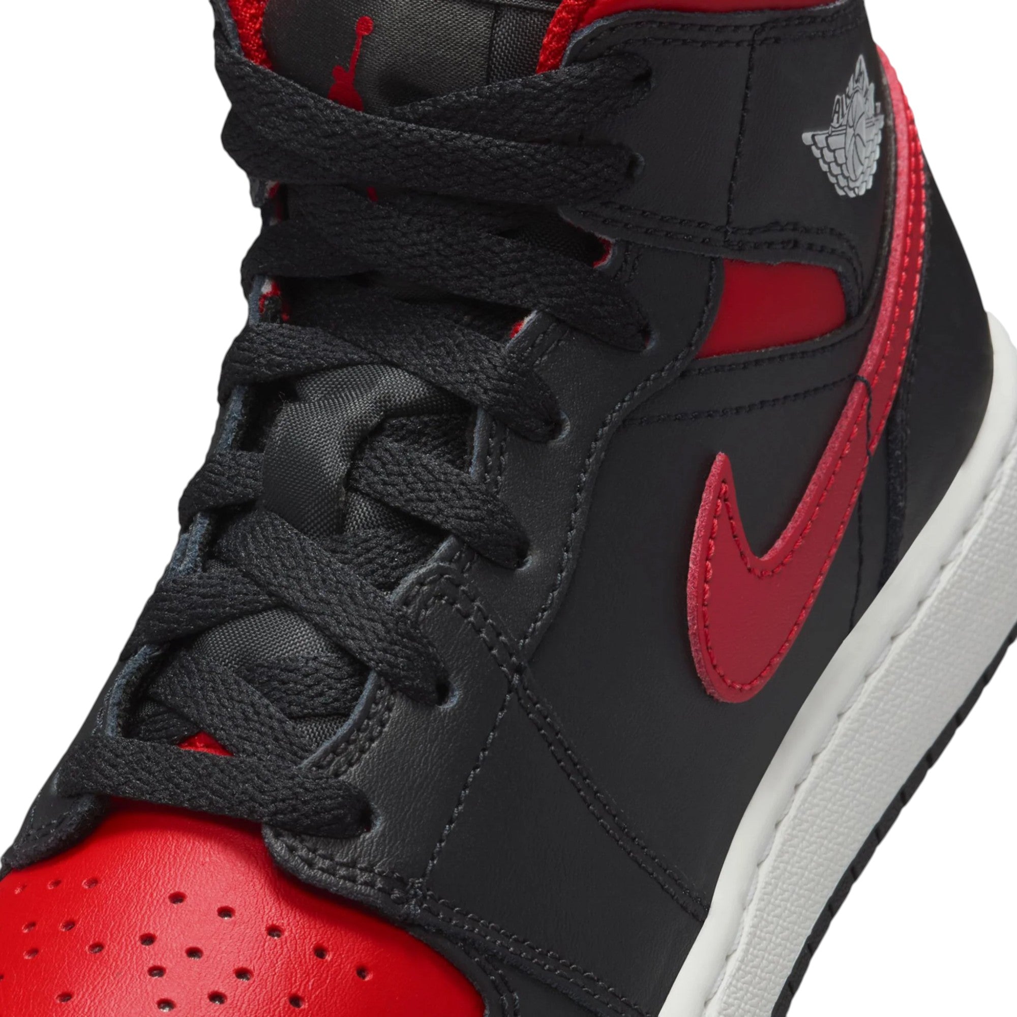jordan Air Jordan 1 Mid GS ’Bred Twist’ DQ8423 067 - Scarpe