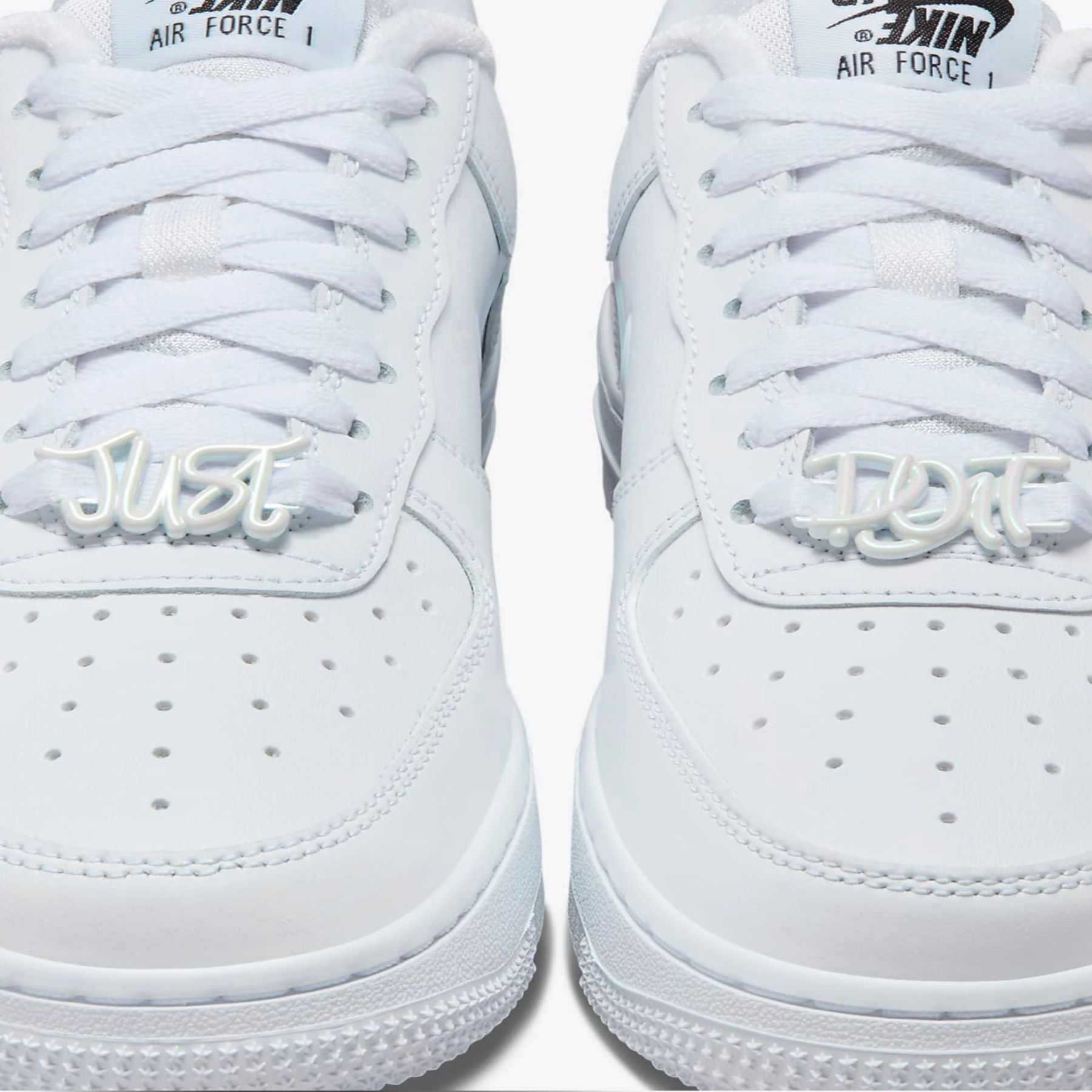 NIKE Air Force 1 Low ’07 SE Just Do It Triple White - Scarpe