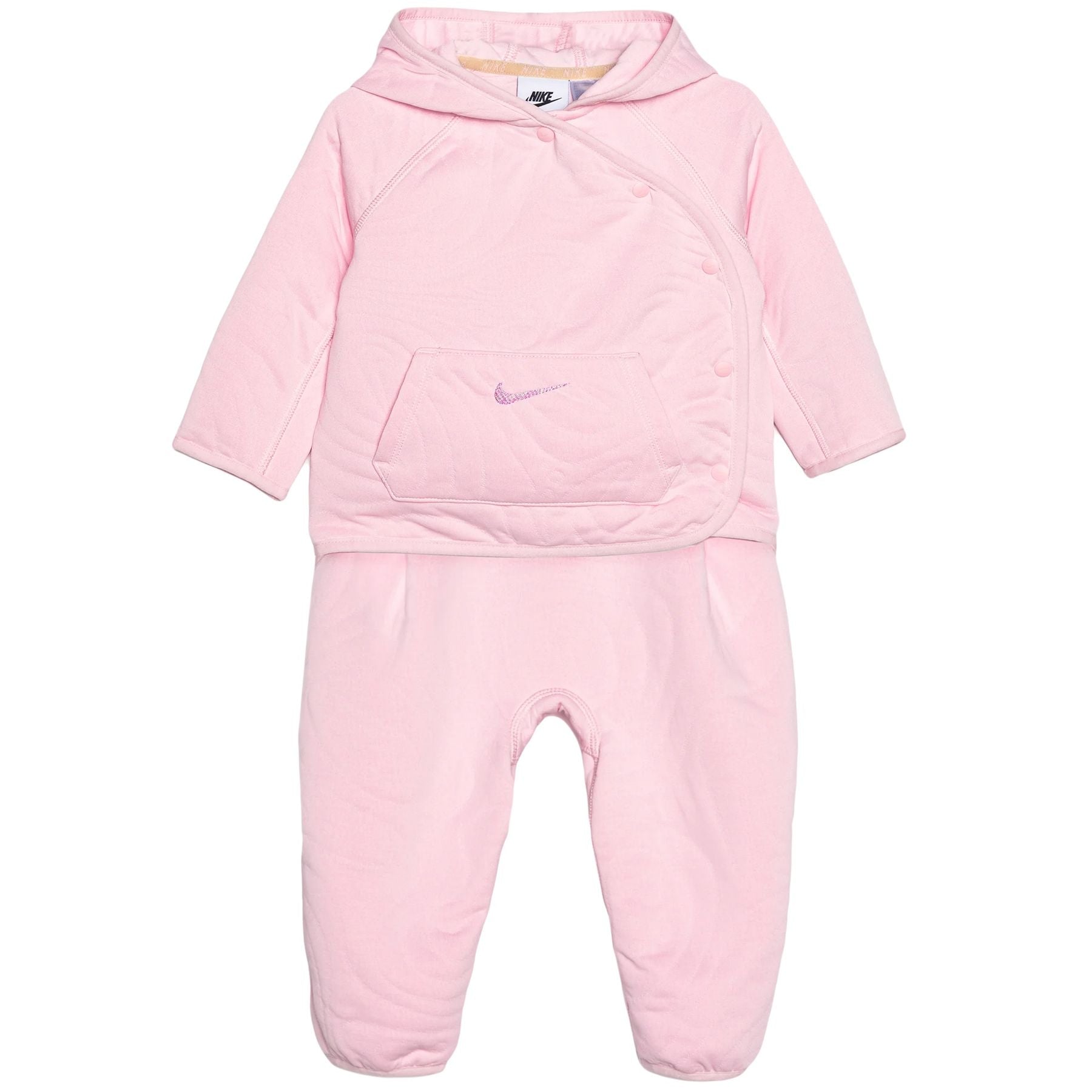 NIKE Ready Set Snap Jacket Set - Rosa / 6 mesi - Tute