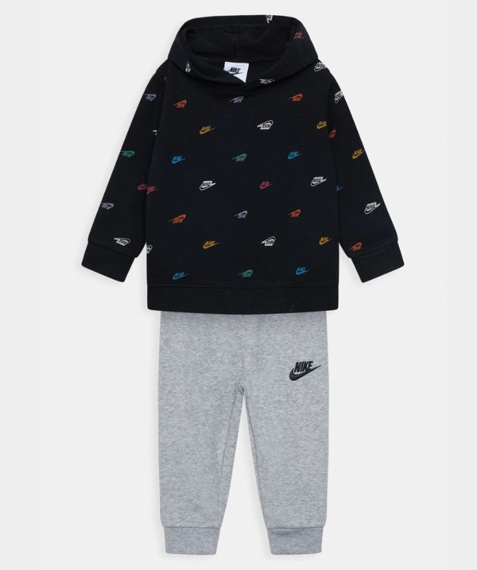 NIKE Tuta Block taping bambino - Nero / 7 - Tute