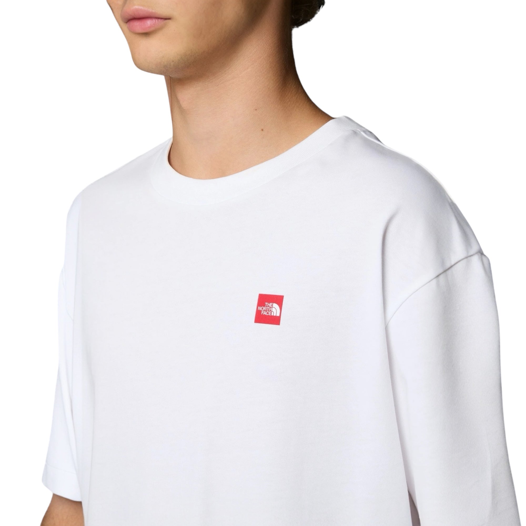 The North Face Axys Oversized S/S Tee Unisex WHITE NF0A8C1RFN41 - T-shirt