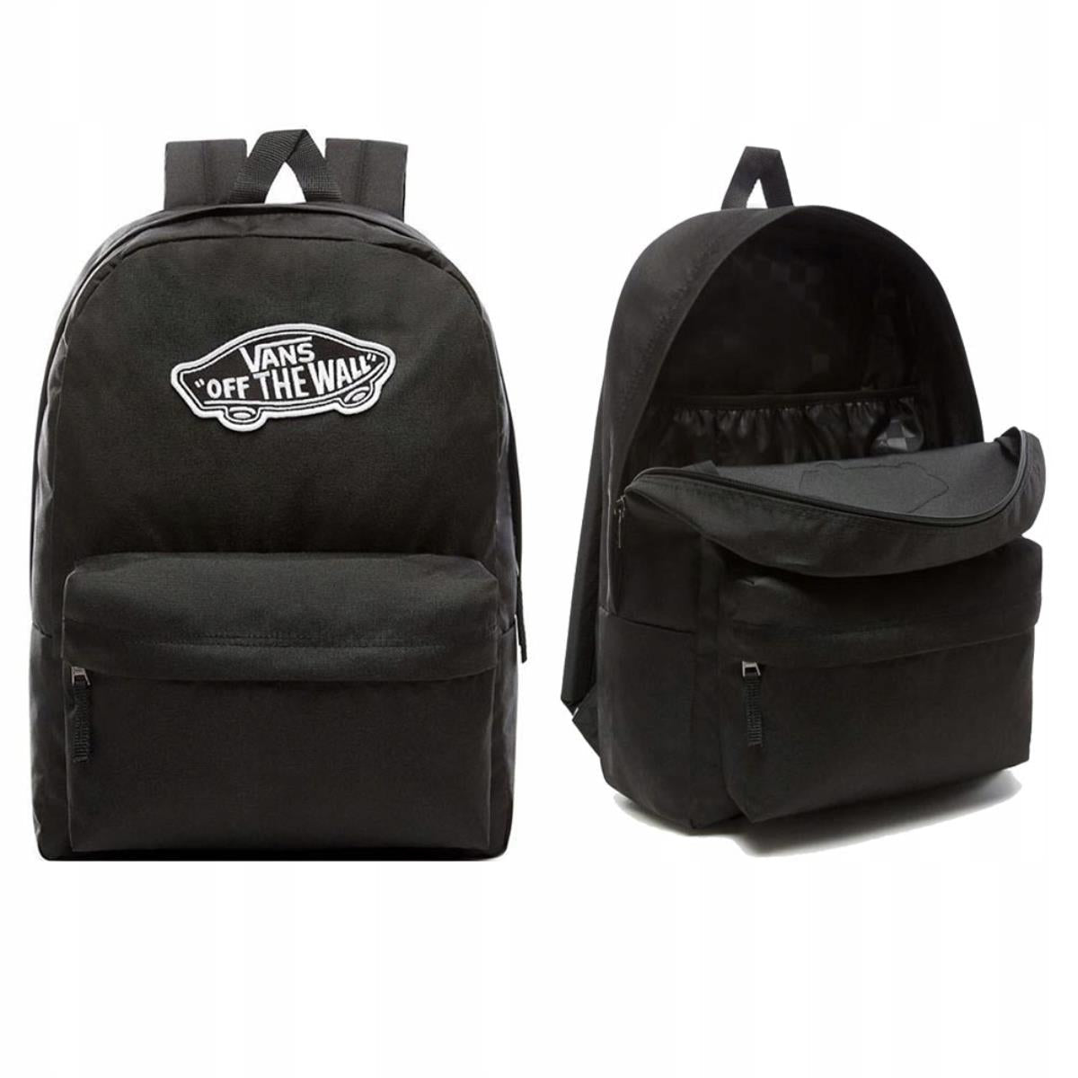 VANS Wm realm backpa - Nero / Taglia Unica - Zaini
