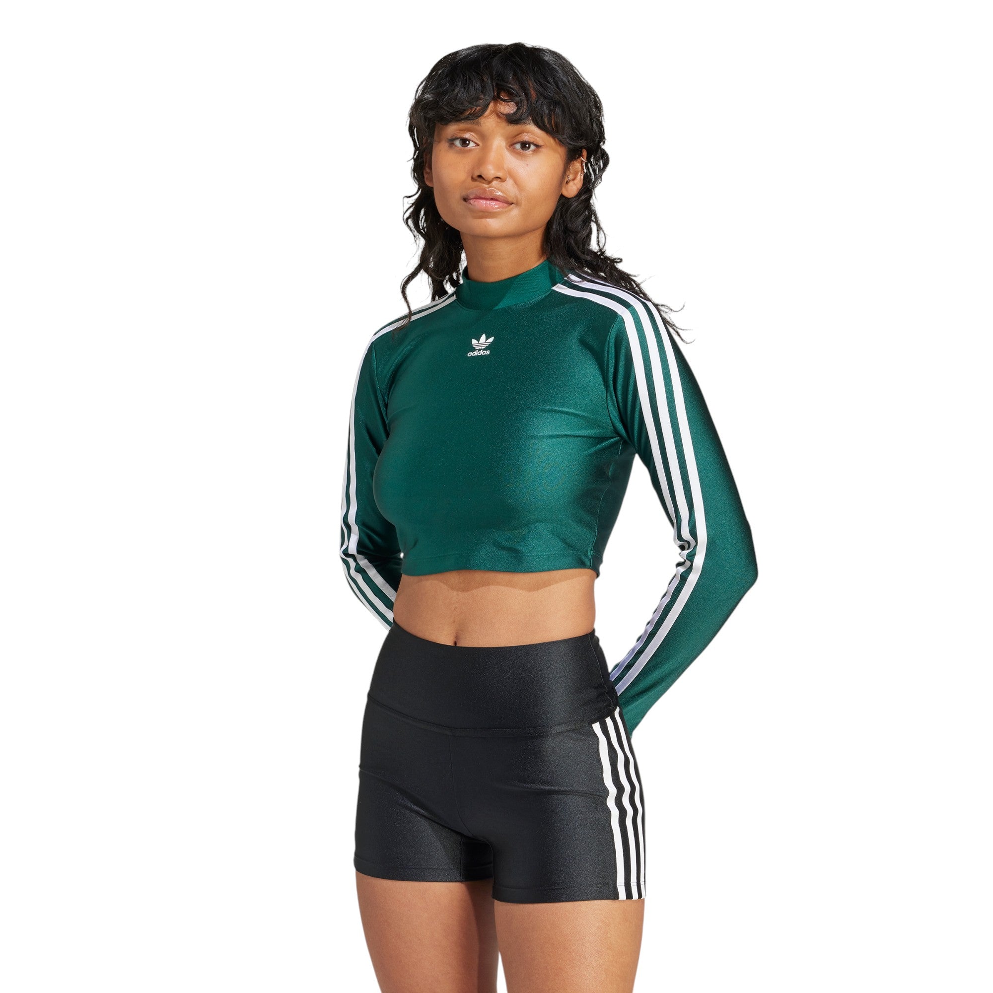 adidas originals 3 S CROPPED LS IR8136 - T-shirt
