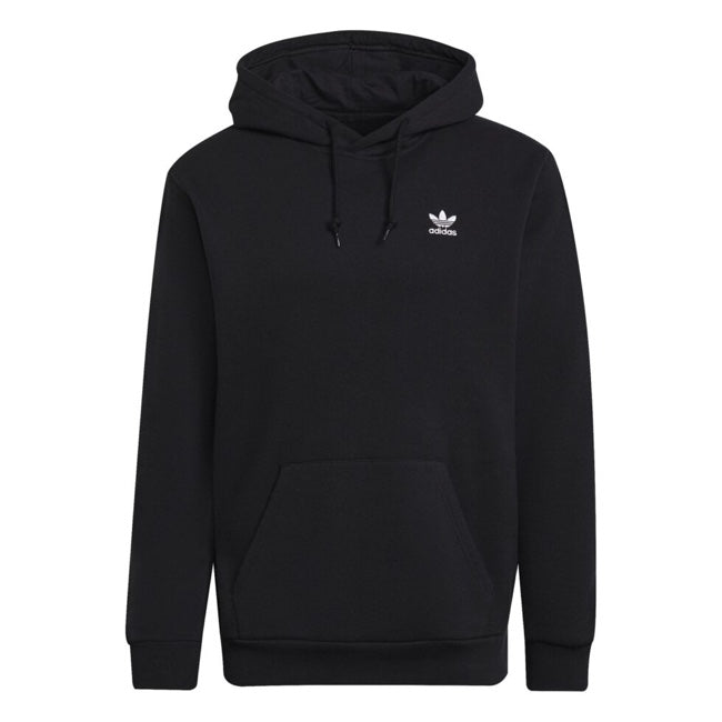 adidas originals FELPA CON CAPPUCCIO TRIFOGLIO ADICOLOR ESSENTIALS - Nero / S - Felpe