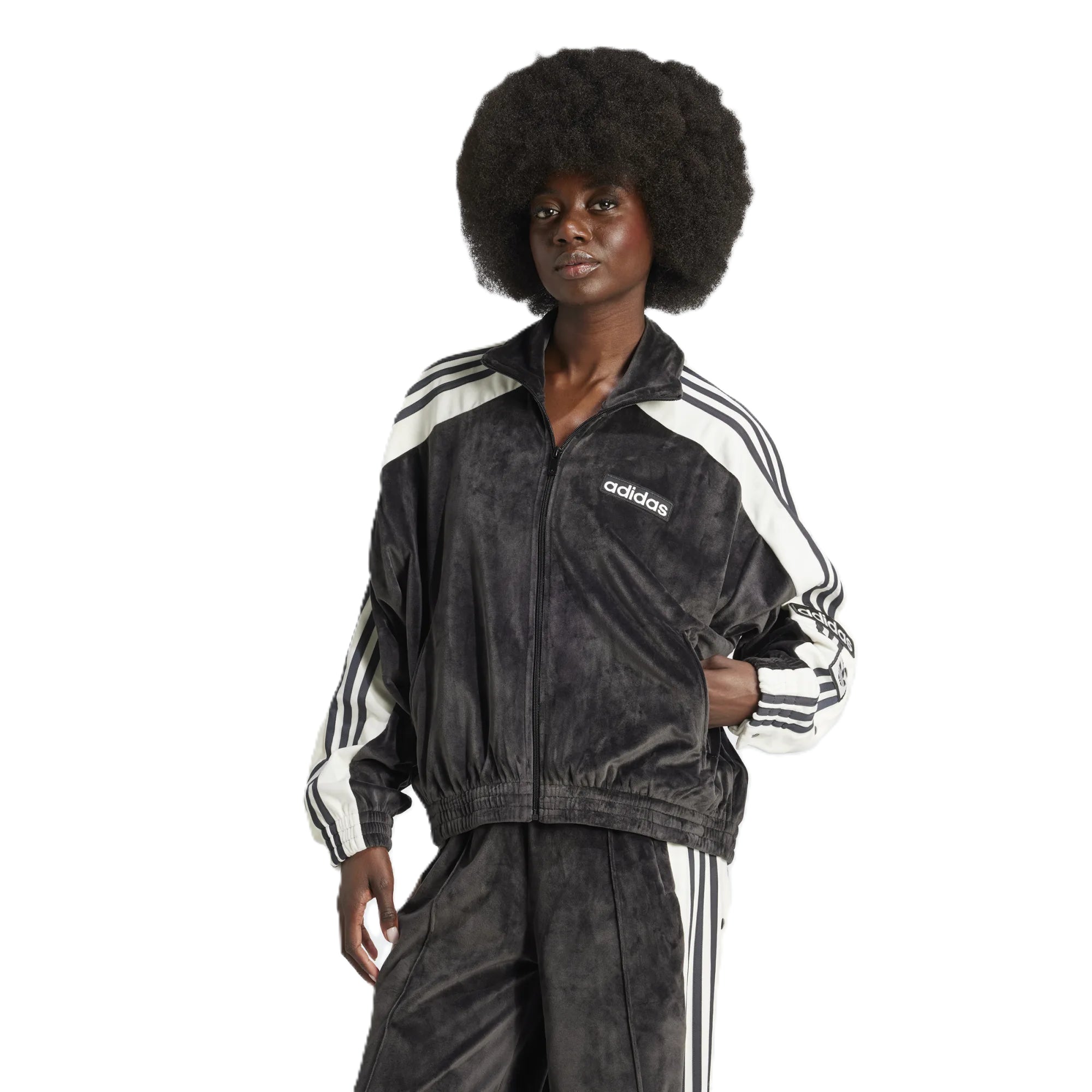 adidas originals Felpa Girocollo Adibreak Velour - Felpe