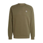 adidas originals Felpa Trefoil Essentiuals Crewnek - Verde / S - Felpe
