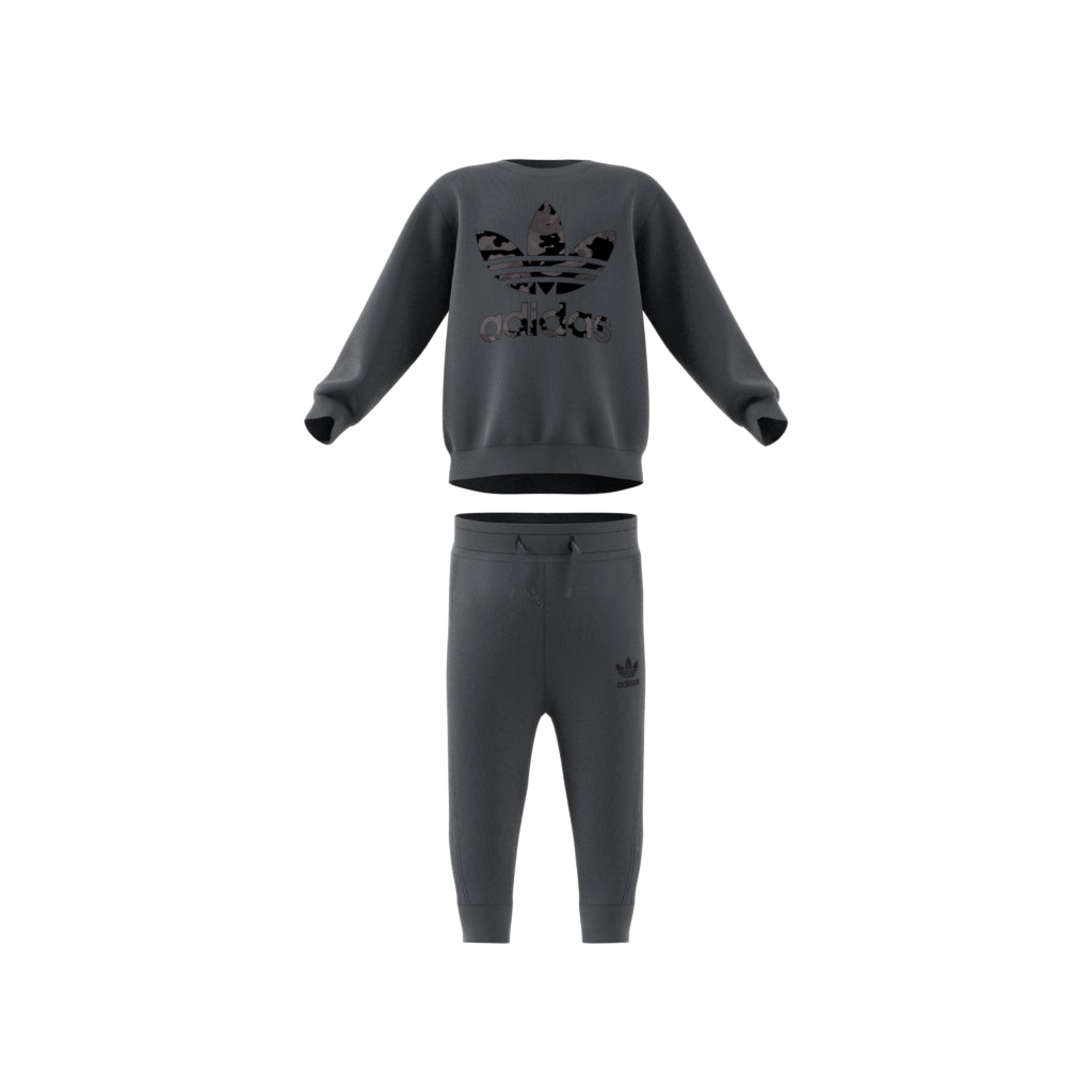adidas originals IY1749 CREW SET CARBON - Tute