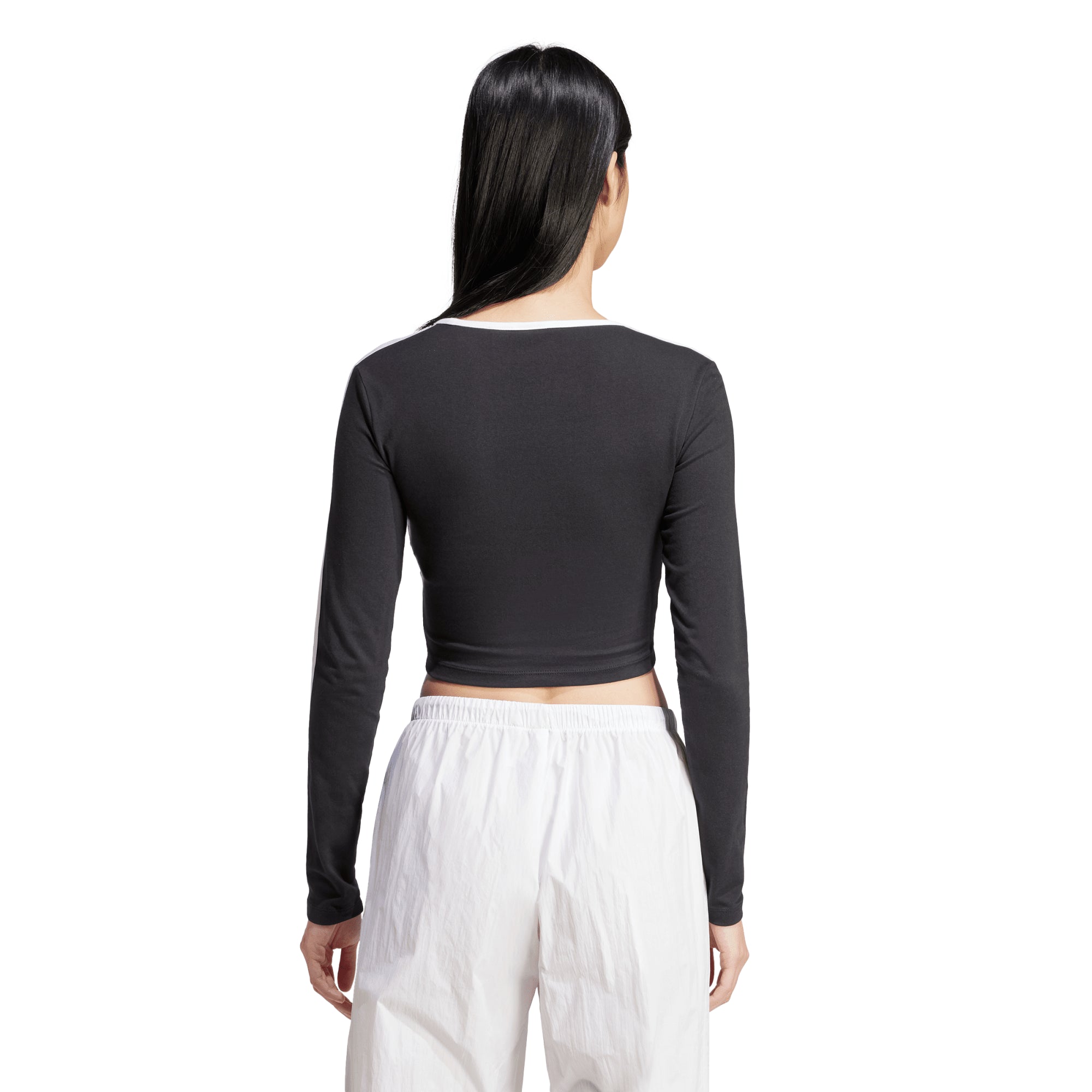 adidas originals JD4624 3S LS CROP - T-shirt