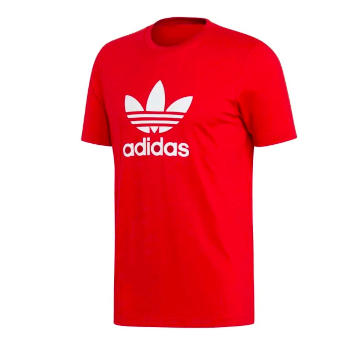 adidas originals T-shirt Trefoil - Rosso / S - T-shirt