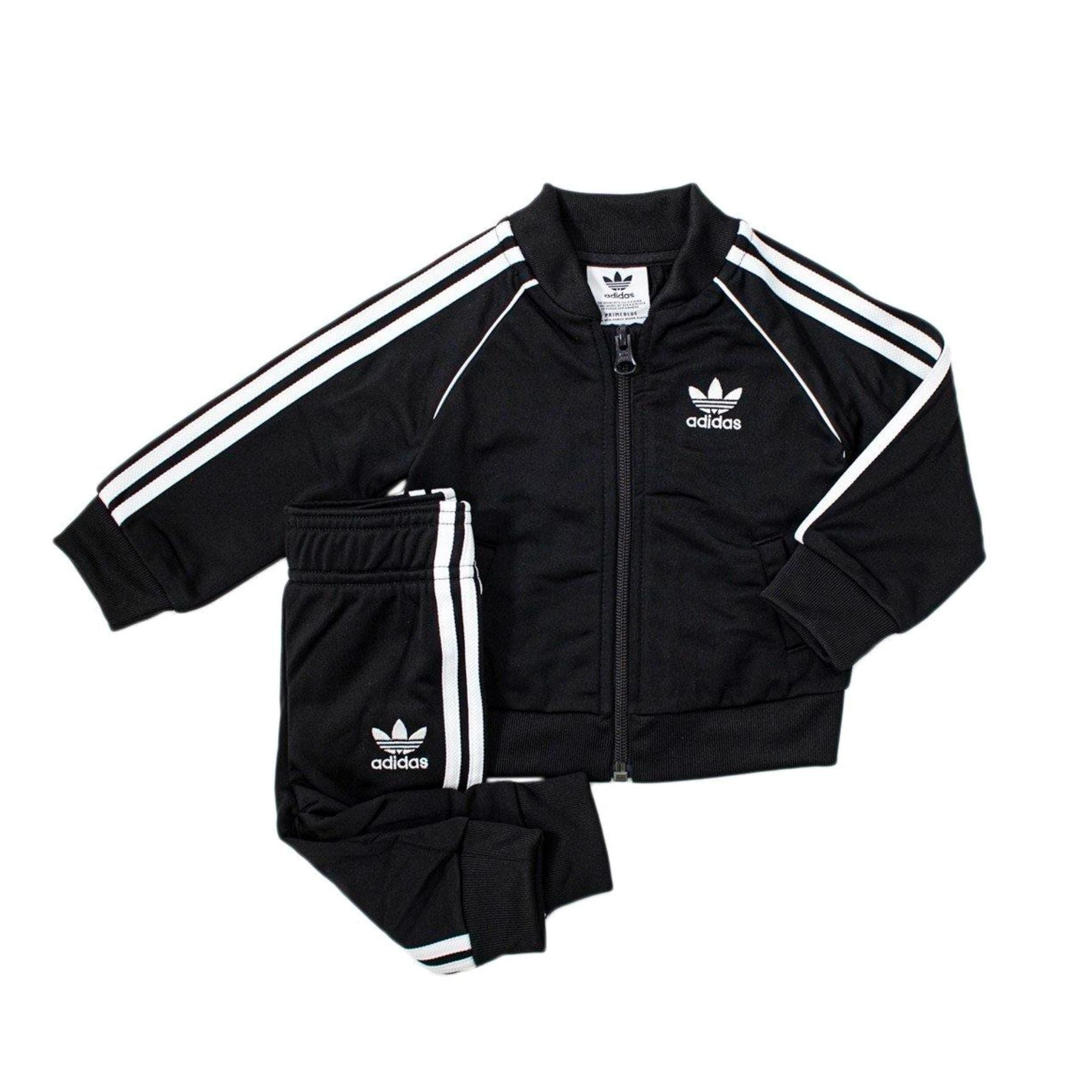 adidas originals TRACK SUIT ADICOLOR SST - Nero / 3-4 A - Tute
