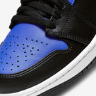 Air Jordan 1 Mid Hyper Royal Tumbled Leather 554724 077 - Scarpe