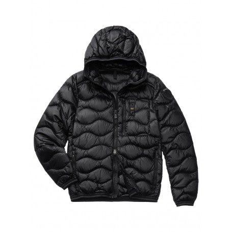 Blauer BLAUER PIUMINO LEGGERO AD ONDE TERENCE - Nero / S - Giubbino