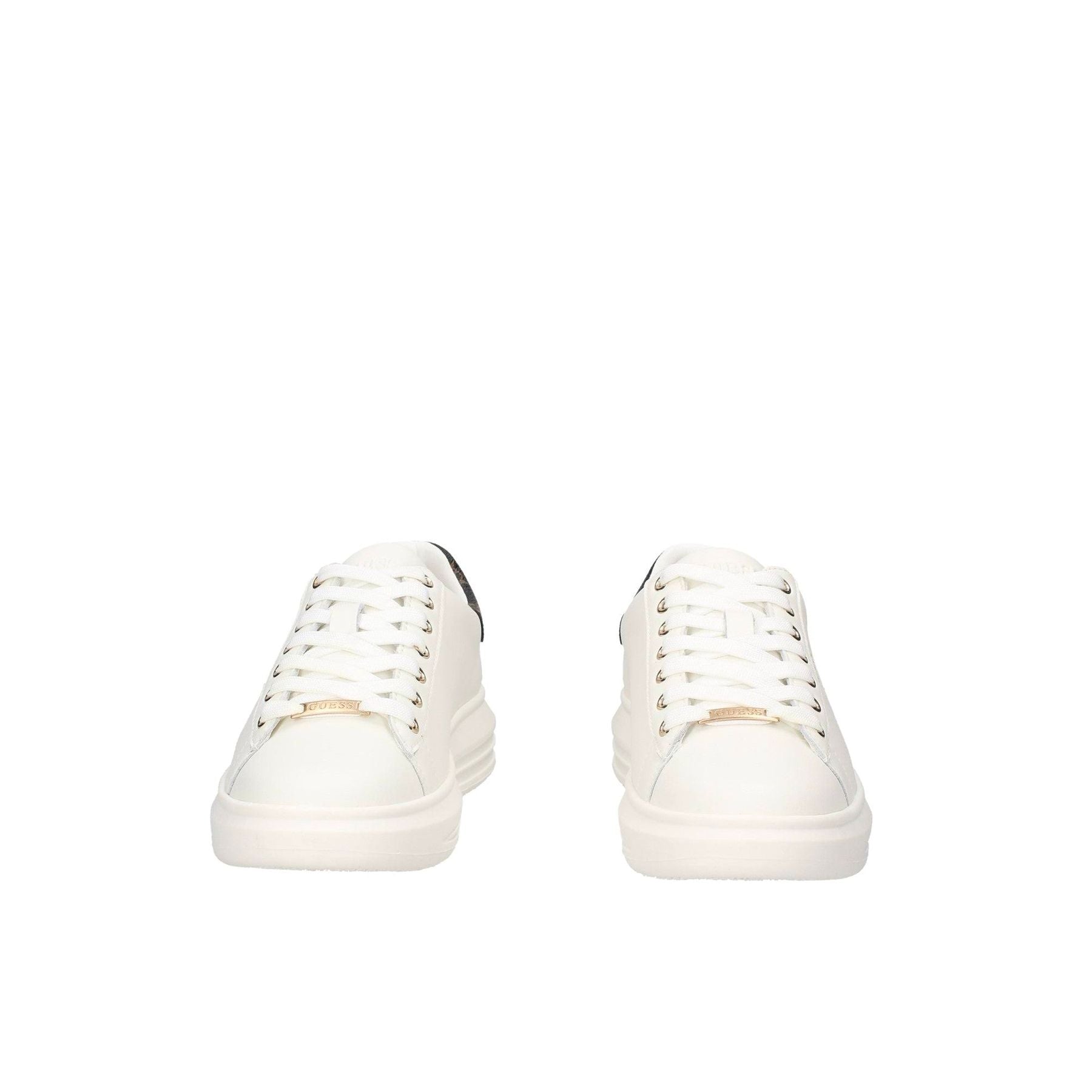GUESS Sneaker Donna White Brown - Scarpe
