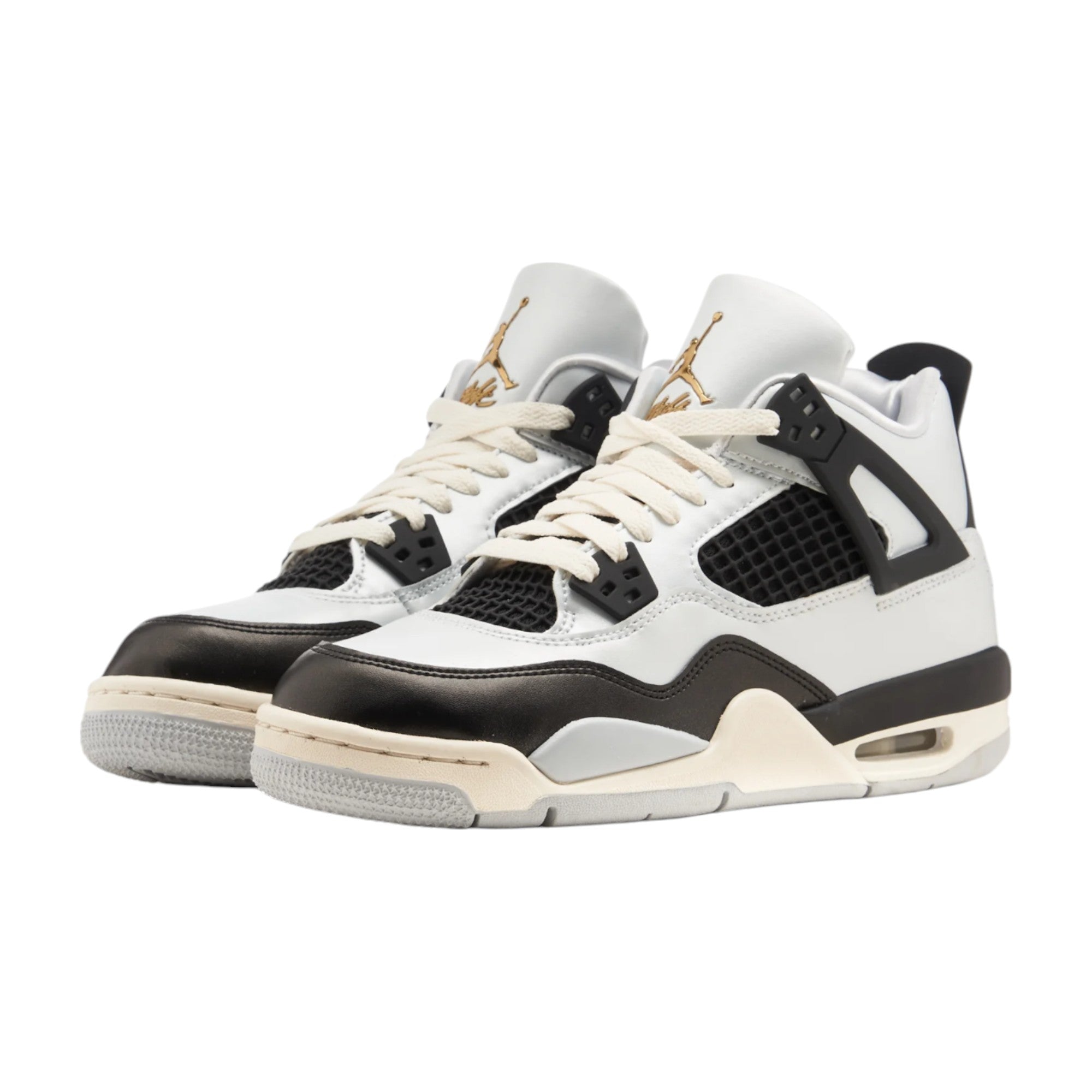 Jordan 4 Retro Platinum Gold FZ8585 070 - sneaker