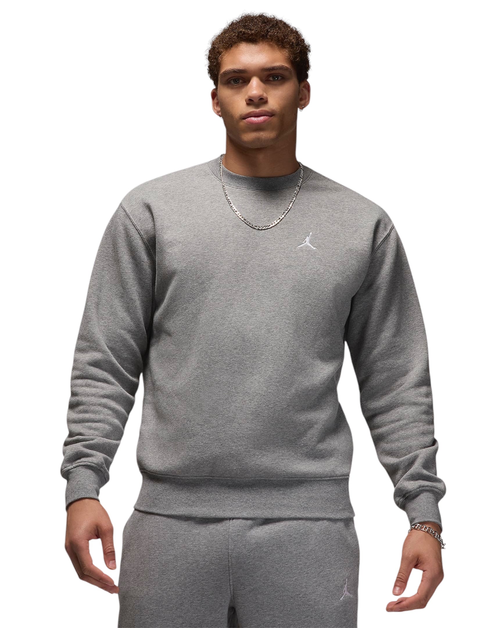 Jordan Brooklyn Fleece FV7293 091 - Grigio / S - Felpe