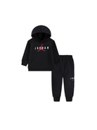 jordan JDN SUSTAINABLE PULLOVER HOODIE SET - Nero / 24 mesi - Tute