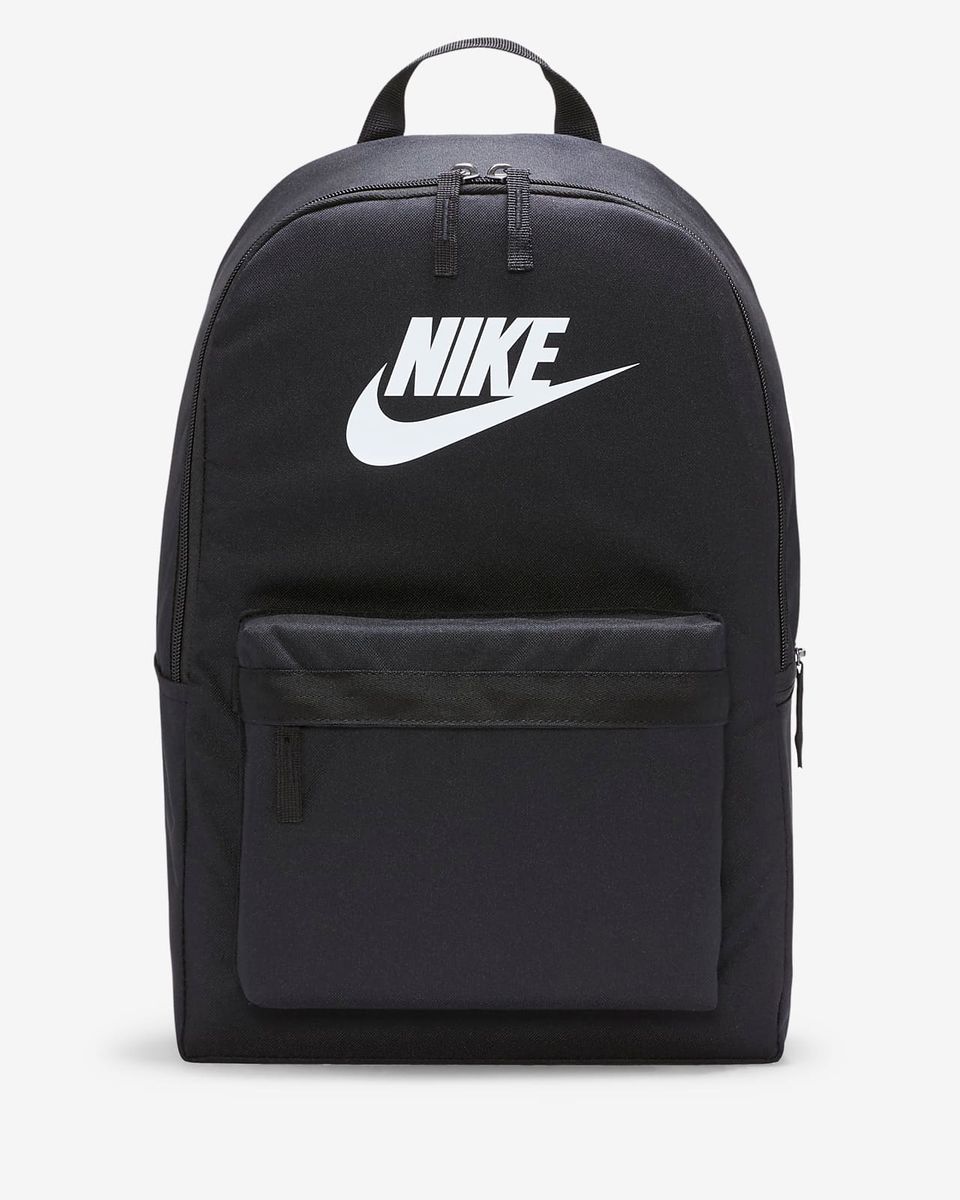 NIKE HERITAGE NERO - Nero / Taglia Unica - Zaini