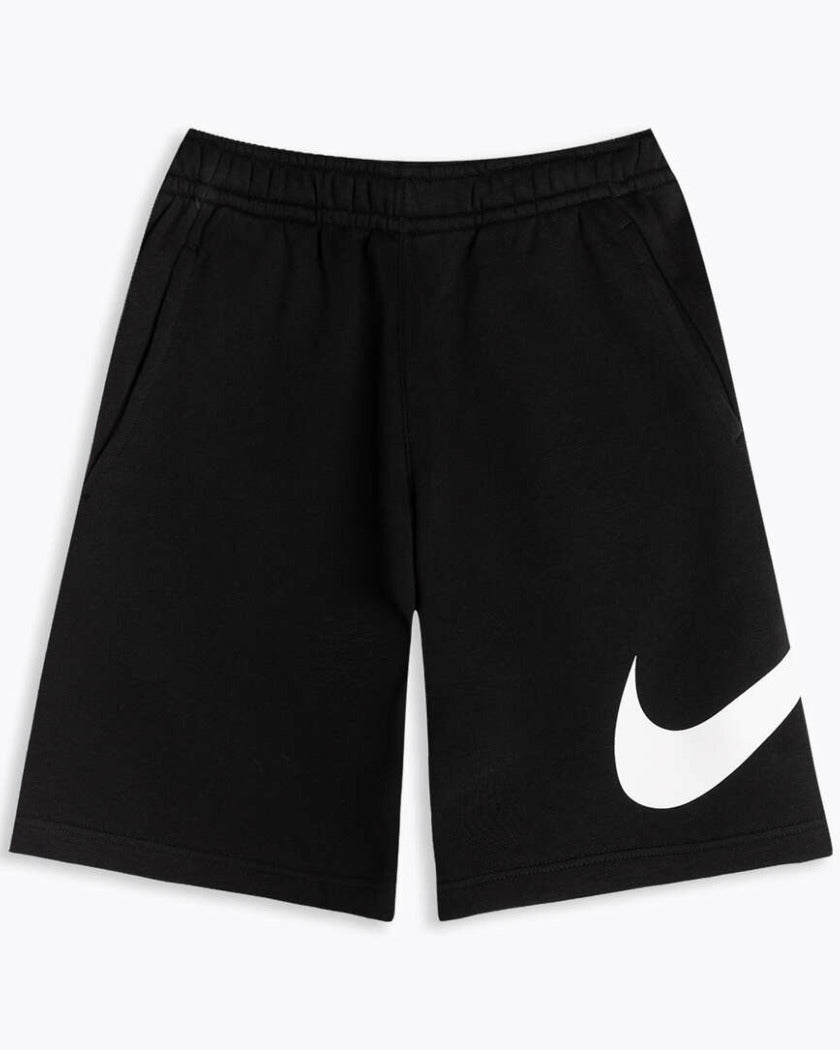NIKE Nike Sportswear Club Graphic Shorts - Nero / S - Pantaloni